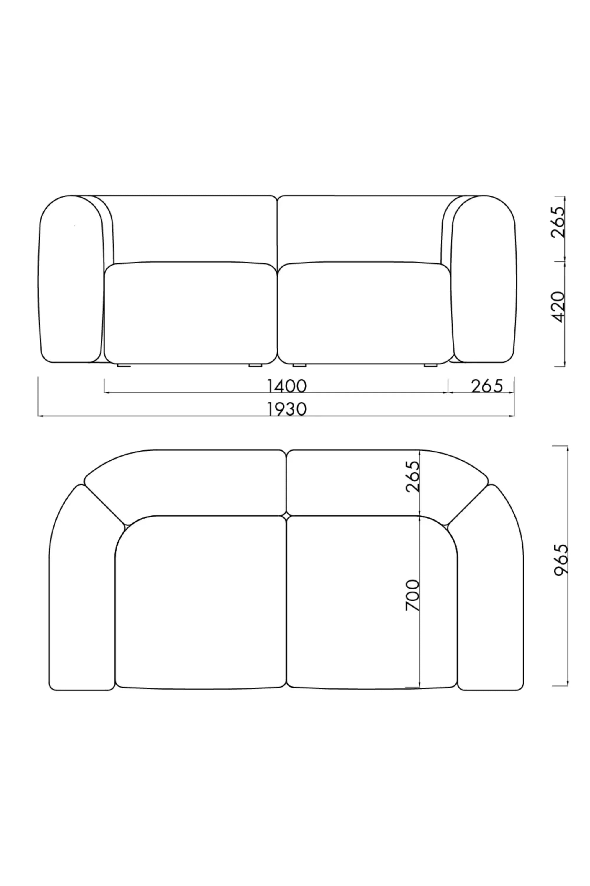 Flom 2-Seater Sofa
