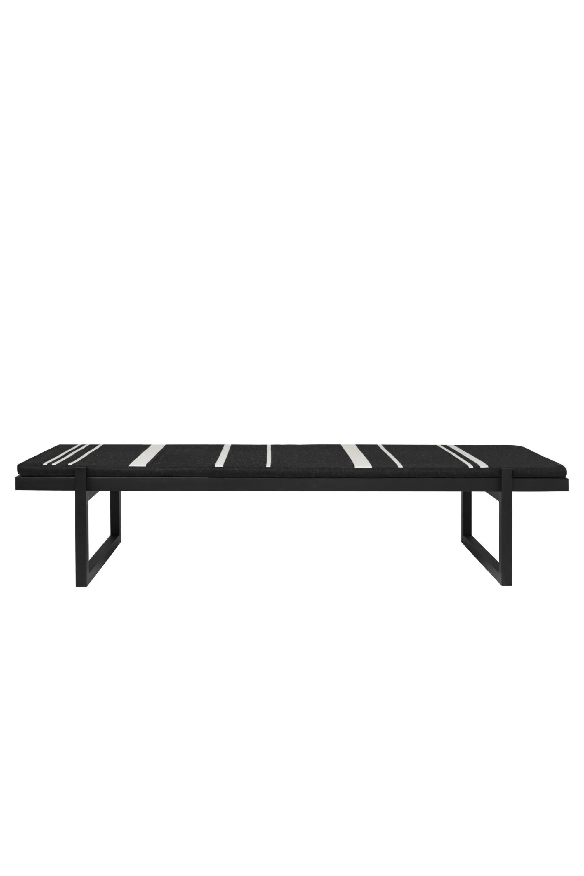 Lit de repos minimal - Noir et blanc