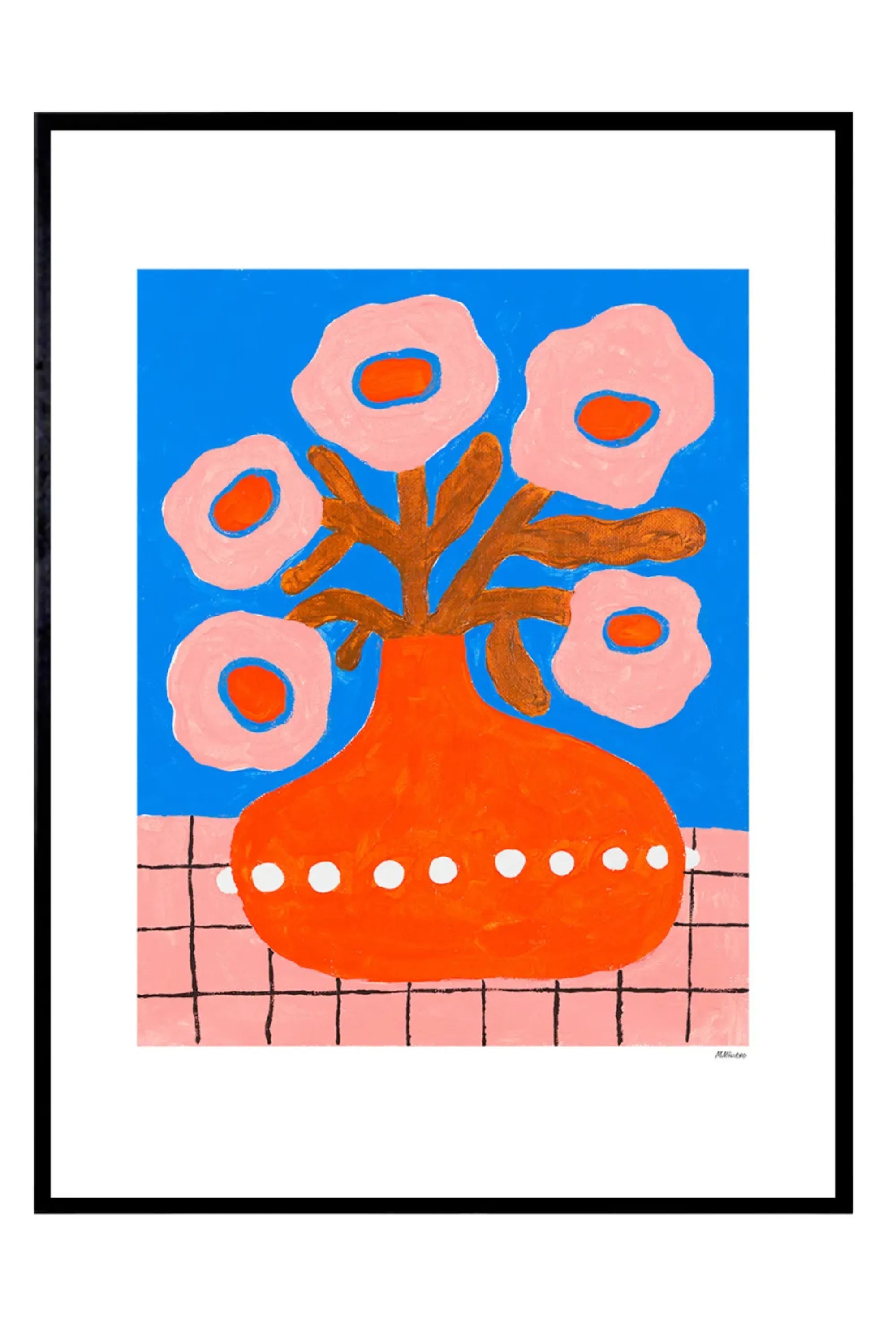 Flowers In a Pearl Vase