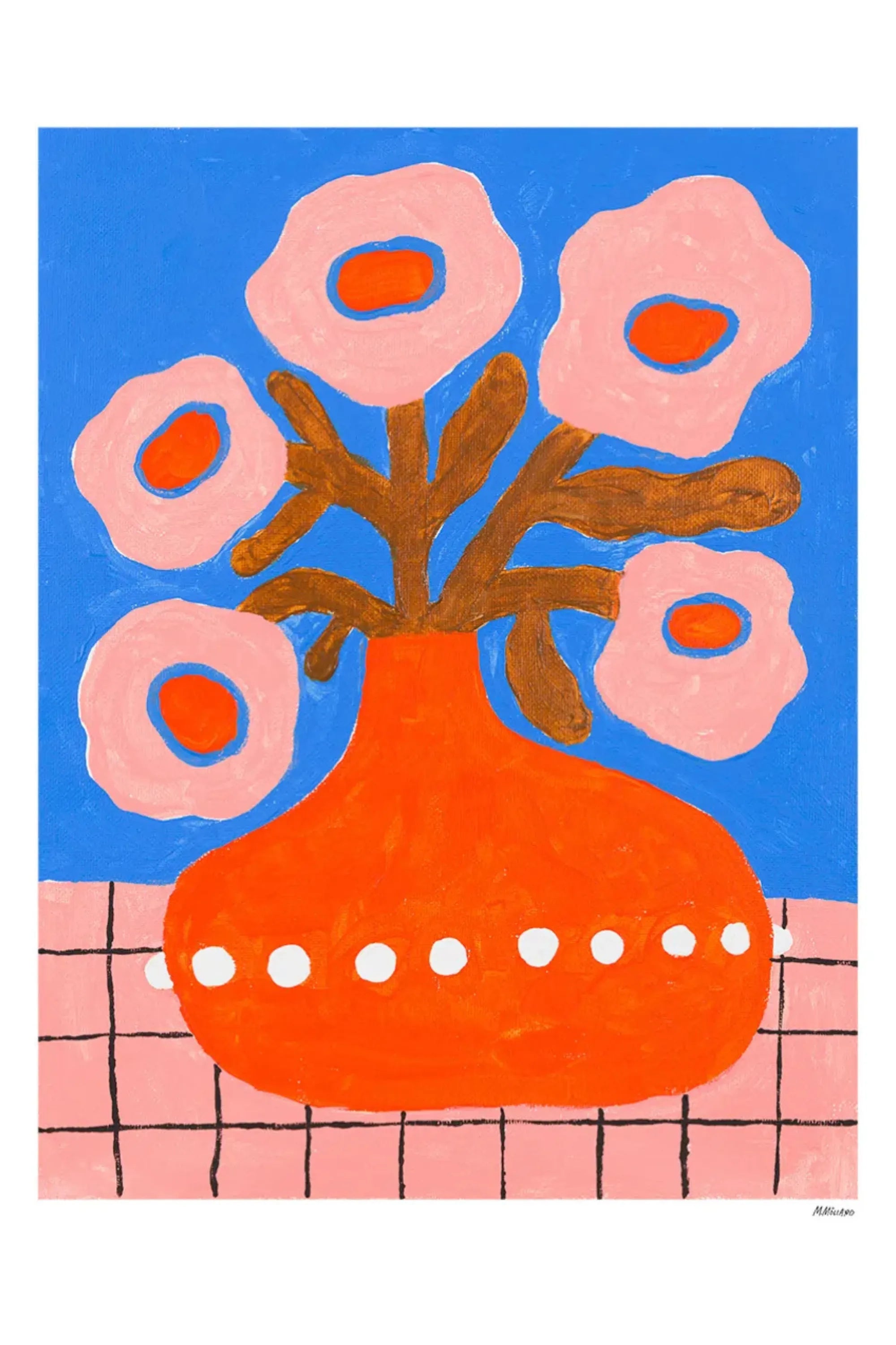 Flowers In a Pearl Vase