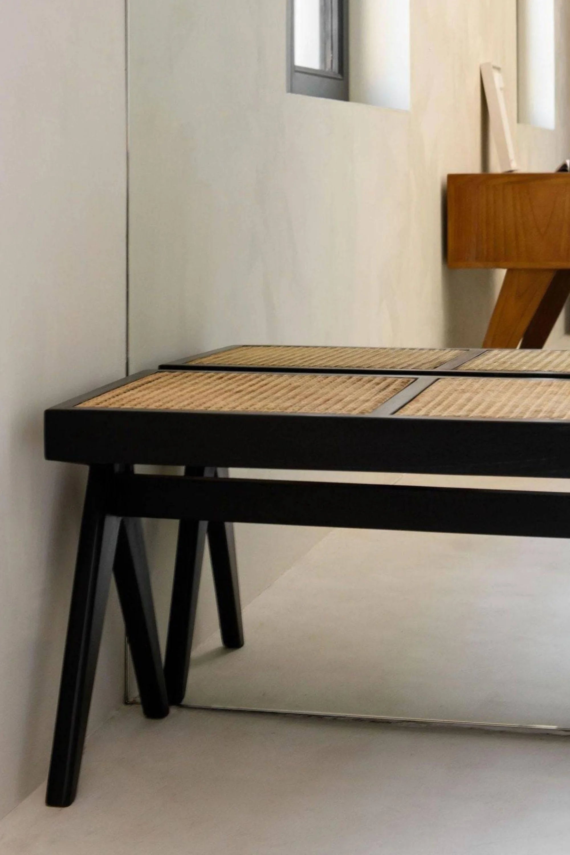 Banc en rotin 2