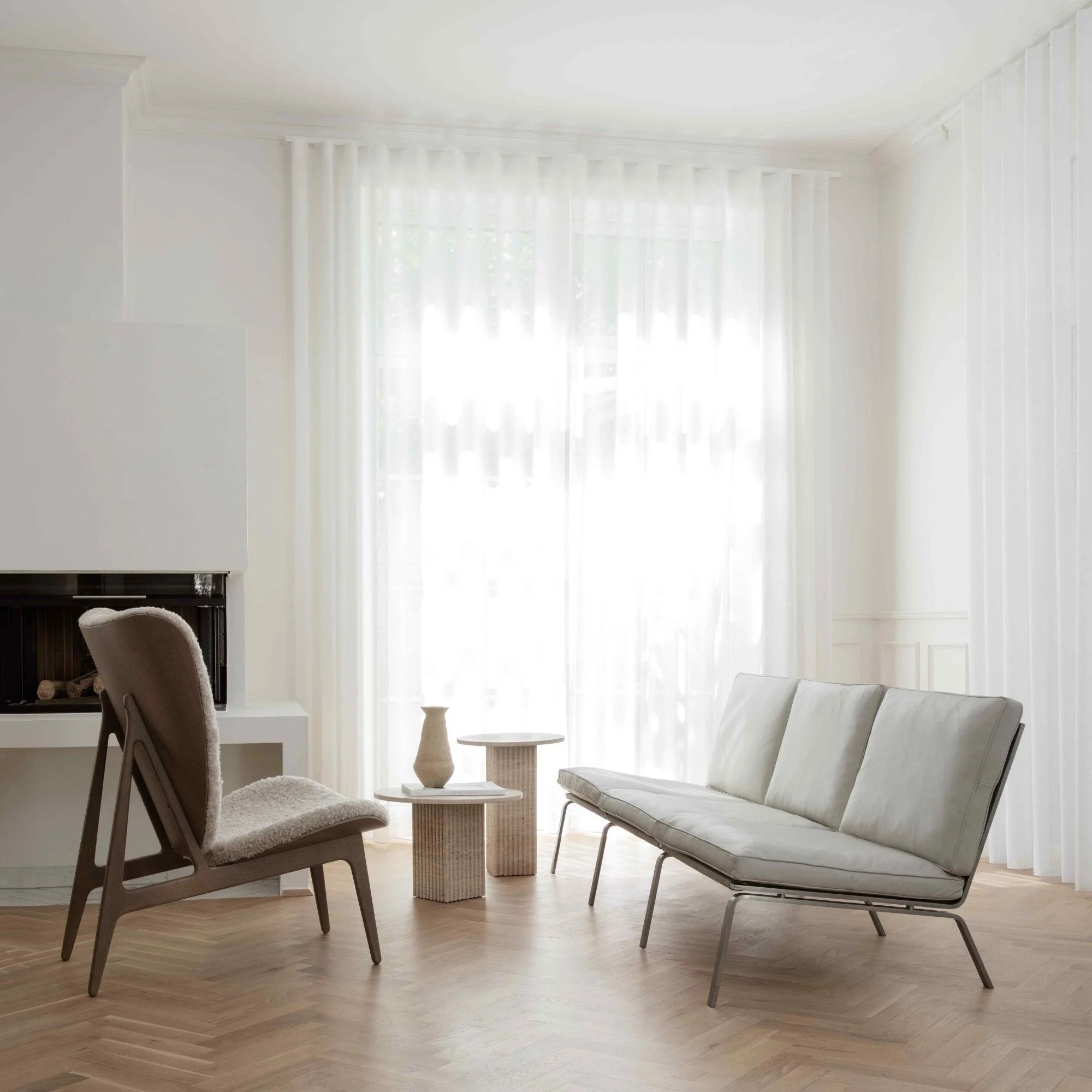 Man 3-Seater Sofa - Leather