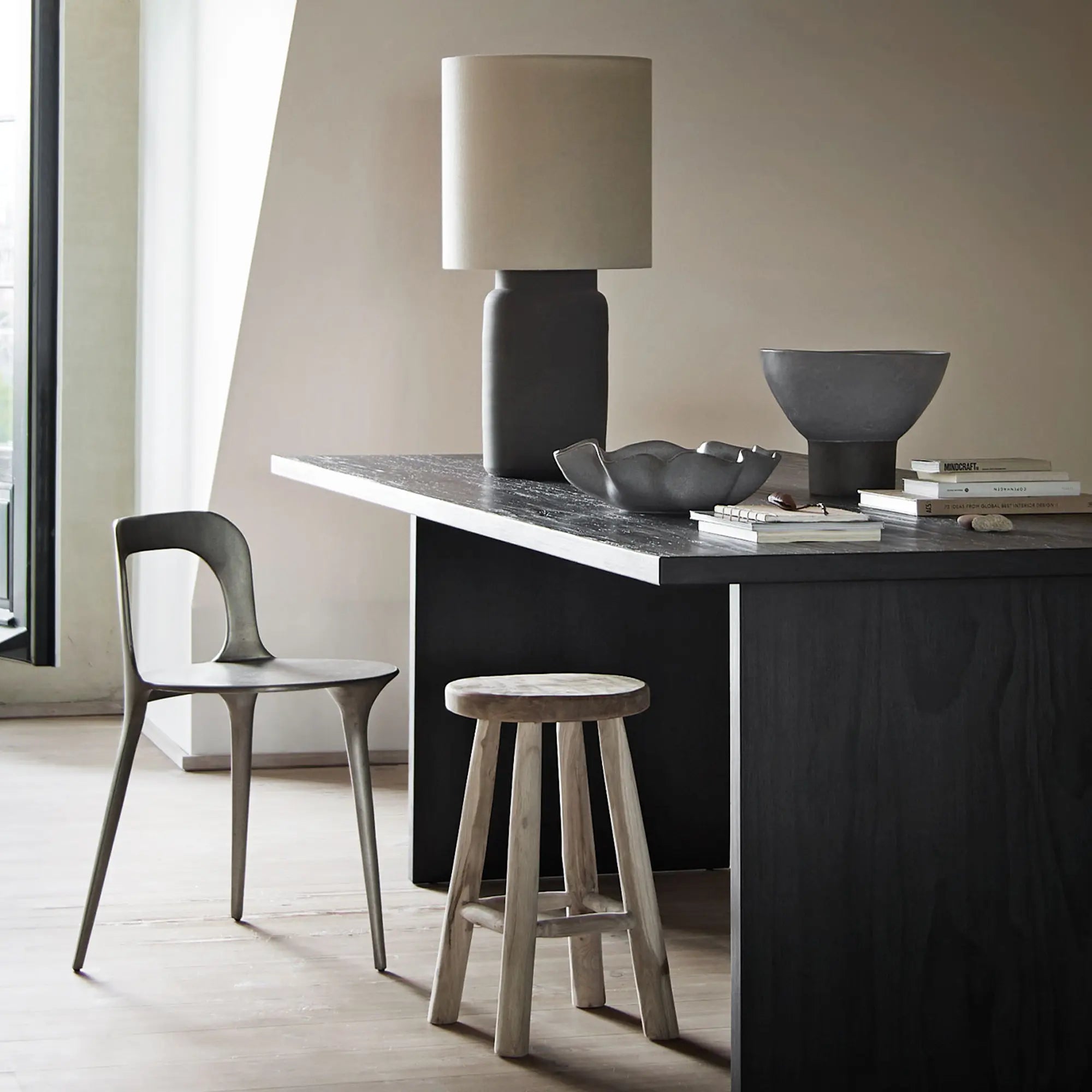 Modern and sustainable Dune Recycled Aluminium Chair, perfect for outdoor settings