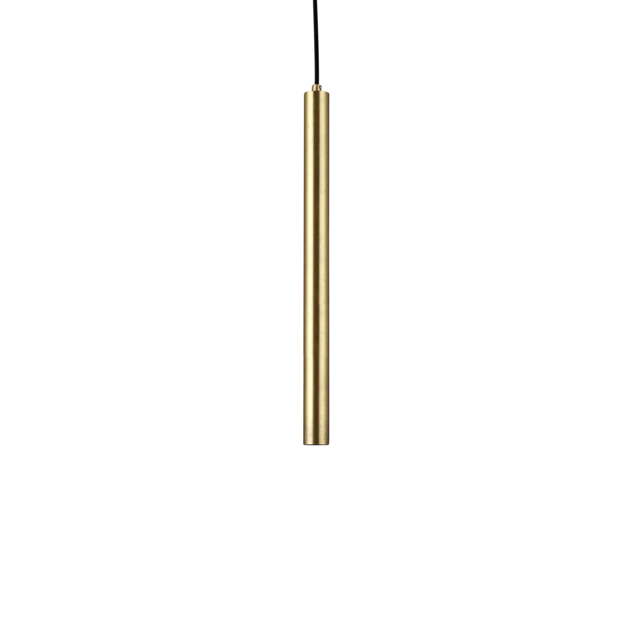 Pipe Pendant Light - Brass