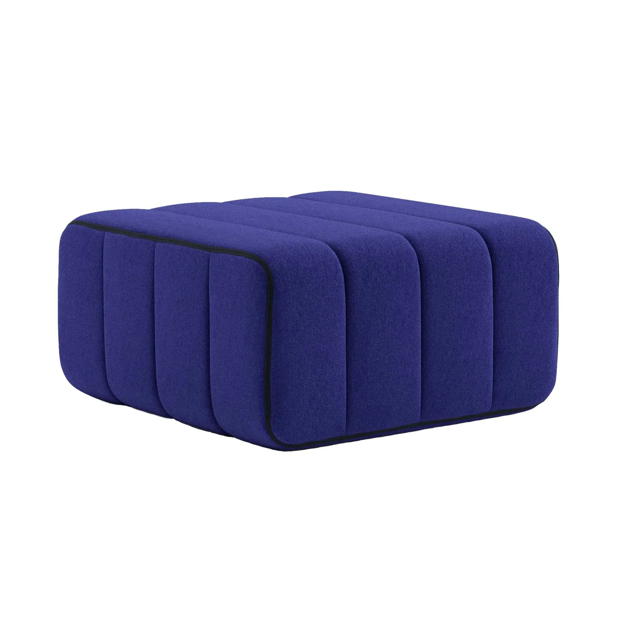 Modern and comfortable Curt Sofa System in Fabric Jet, perfect for contemporary living spaces