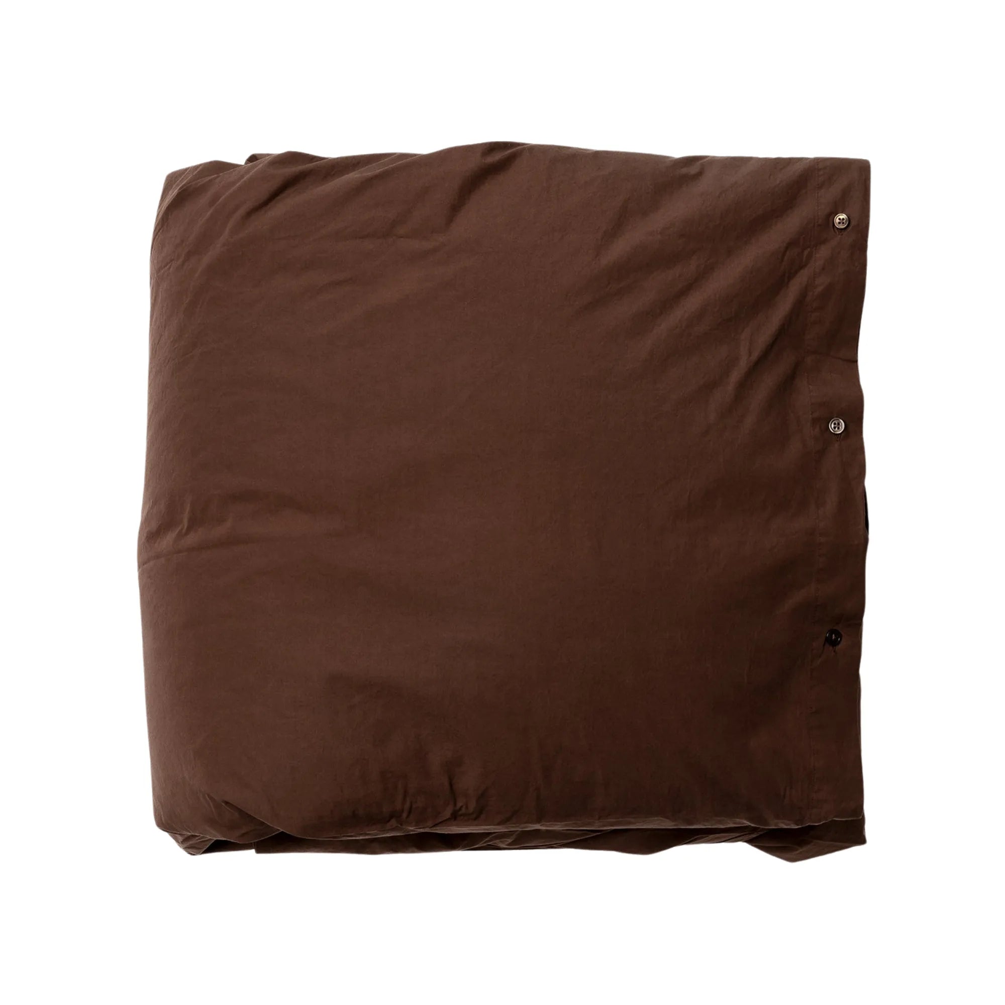 High quality ganache brown cotton percale bedding set, perfect for a peaceful sleep