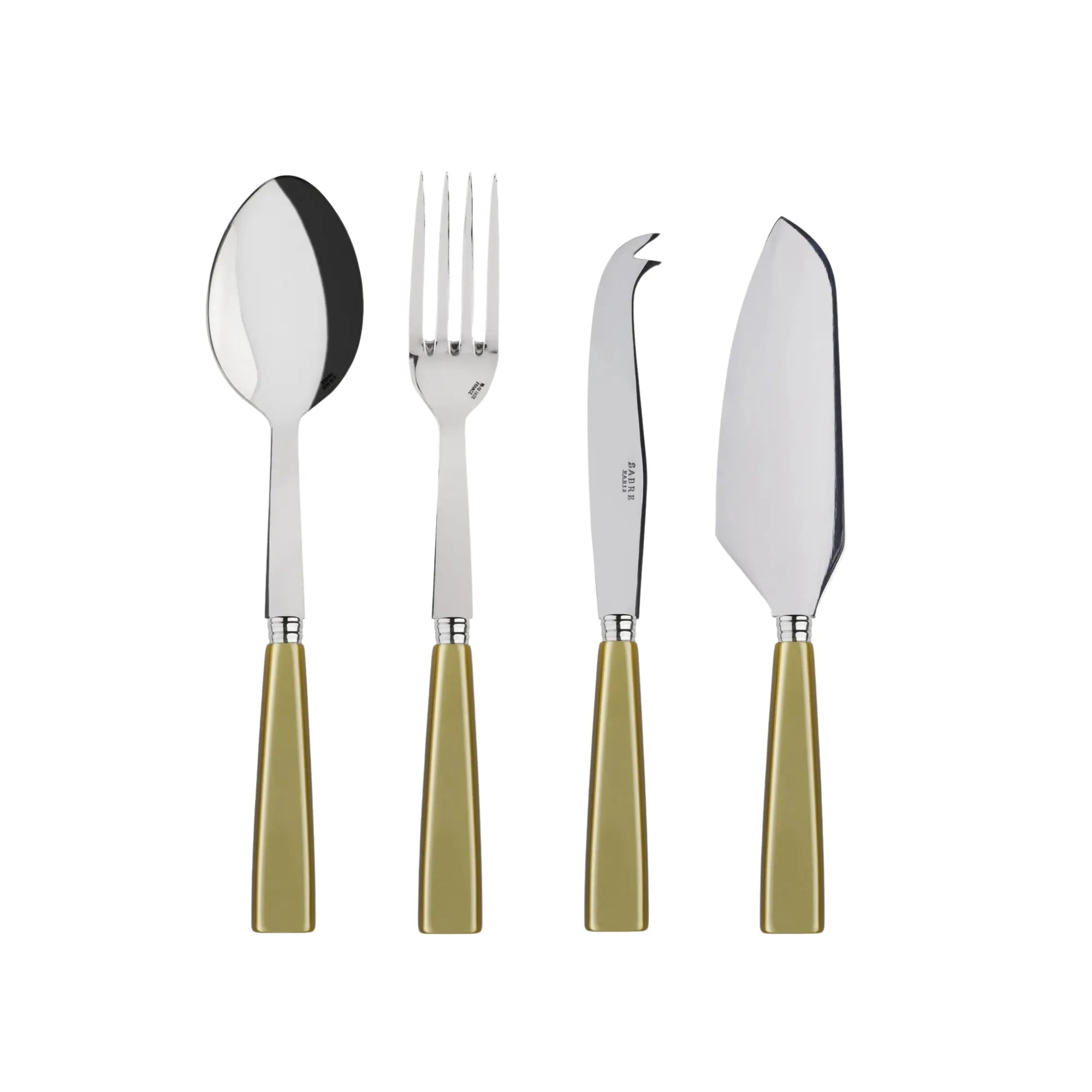 Icône Serving Set, a stylish and elegant 5-piece serving set made of durable stainless steel and perfect for entertaining guests at home