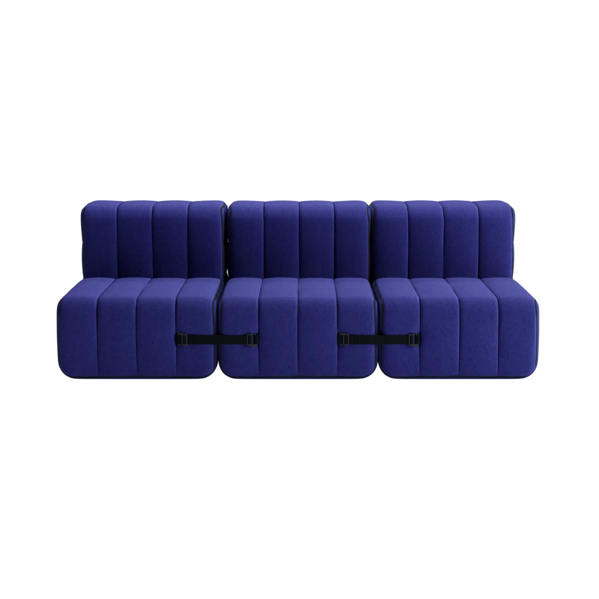  Comfortable and luxurious fabric sofa with high-density foam padding