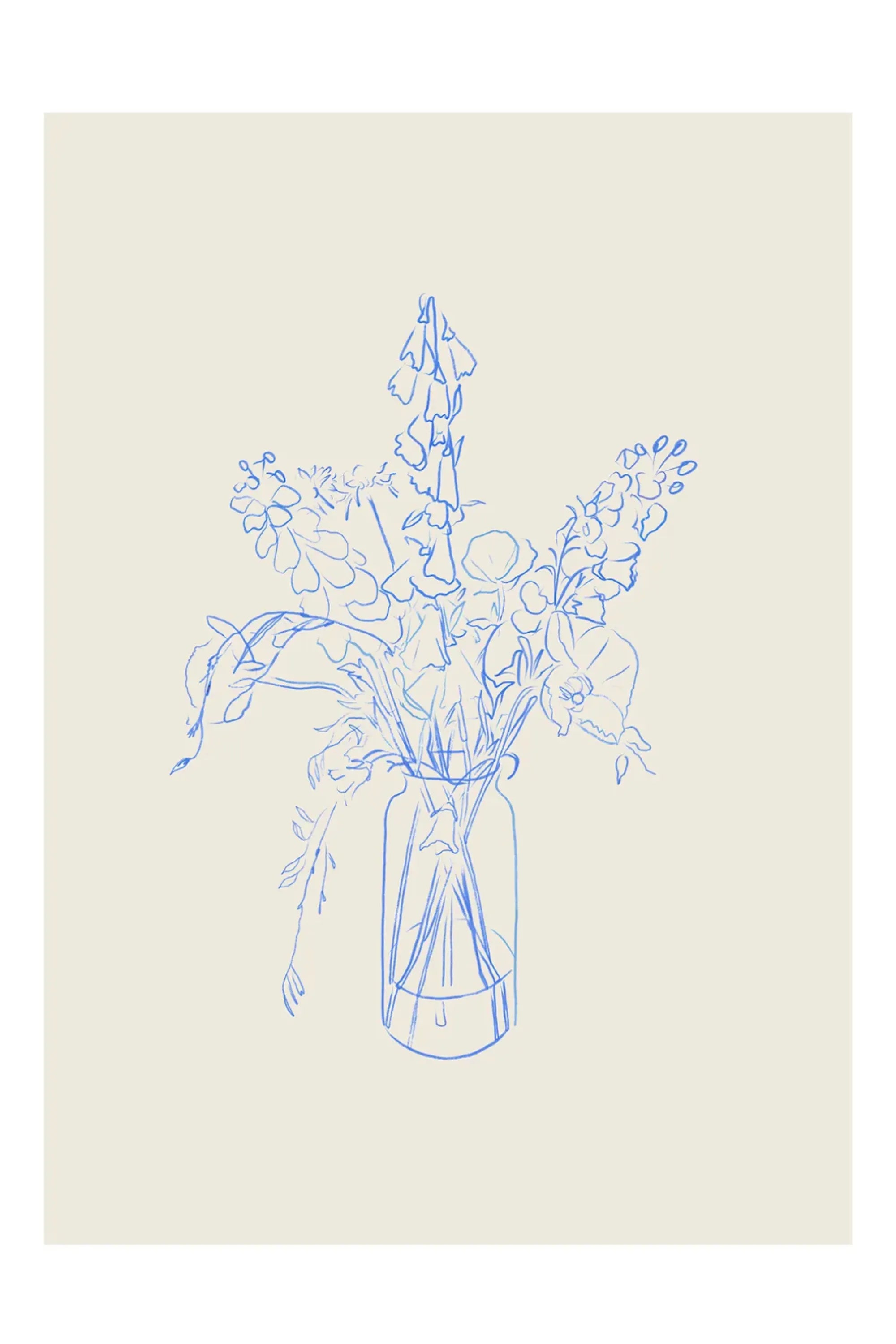 Flower Study - Art Print - THAT COOL LIVING