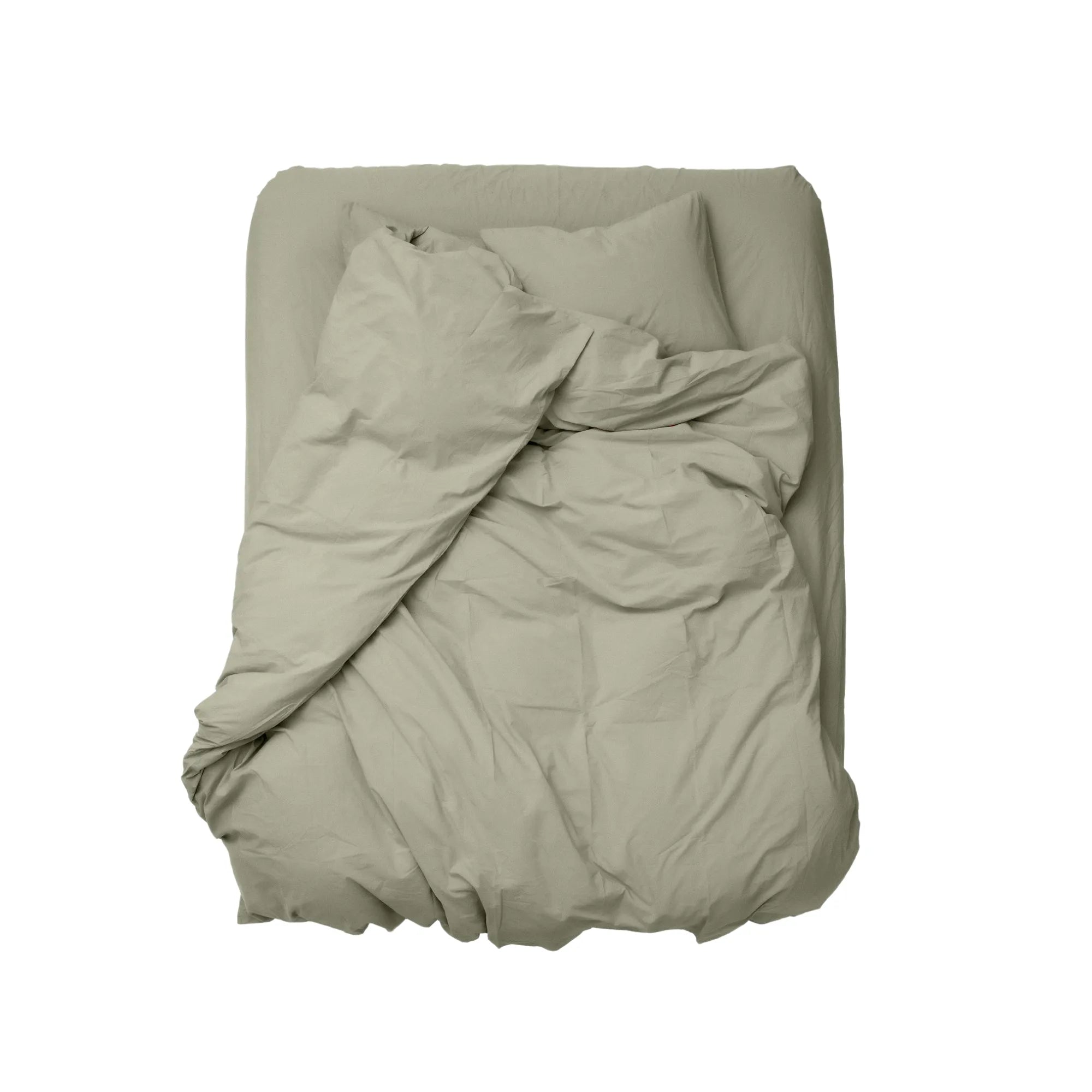 Cotton Percale Bedding - Sage Green