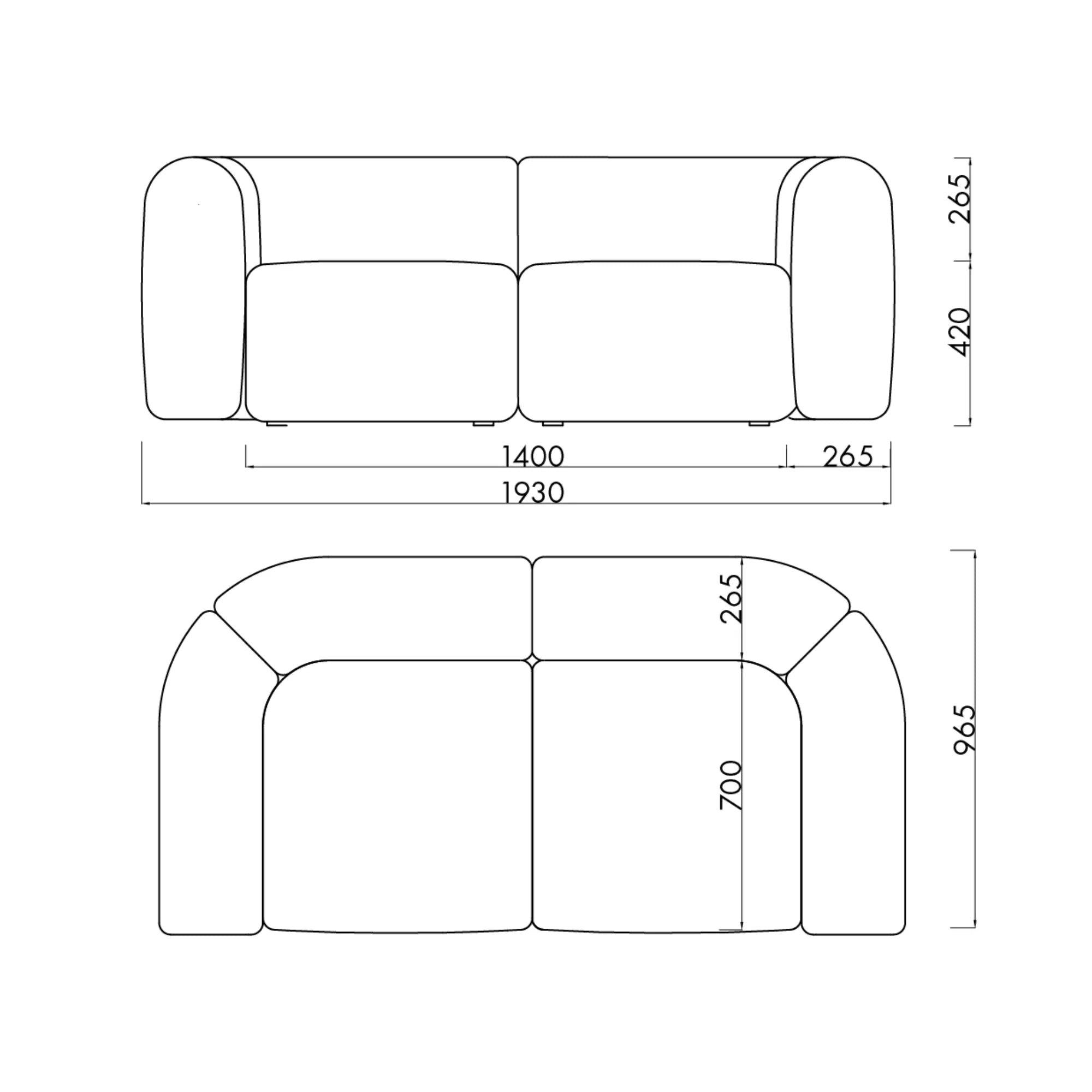 Flom 2-Seater Sofa