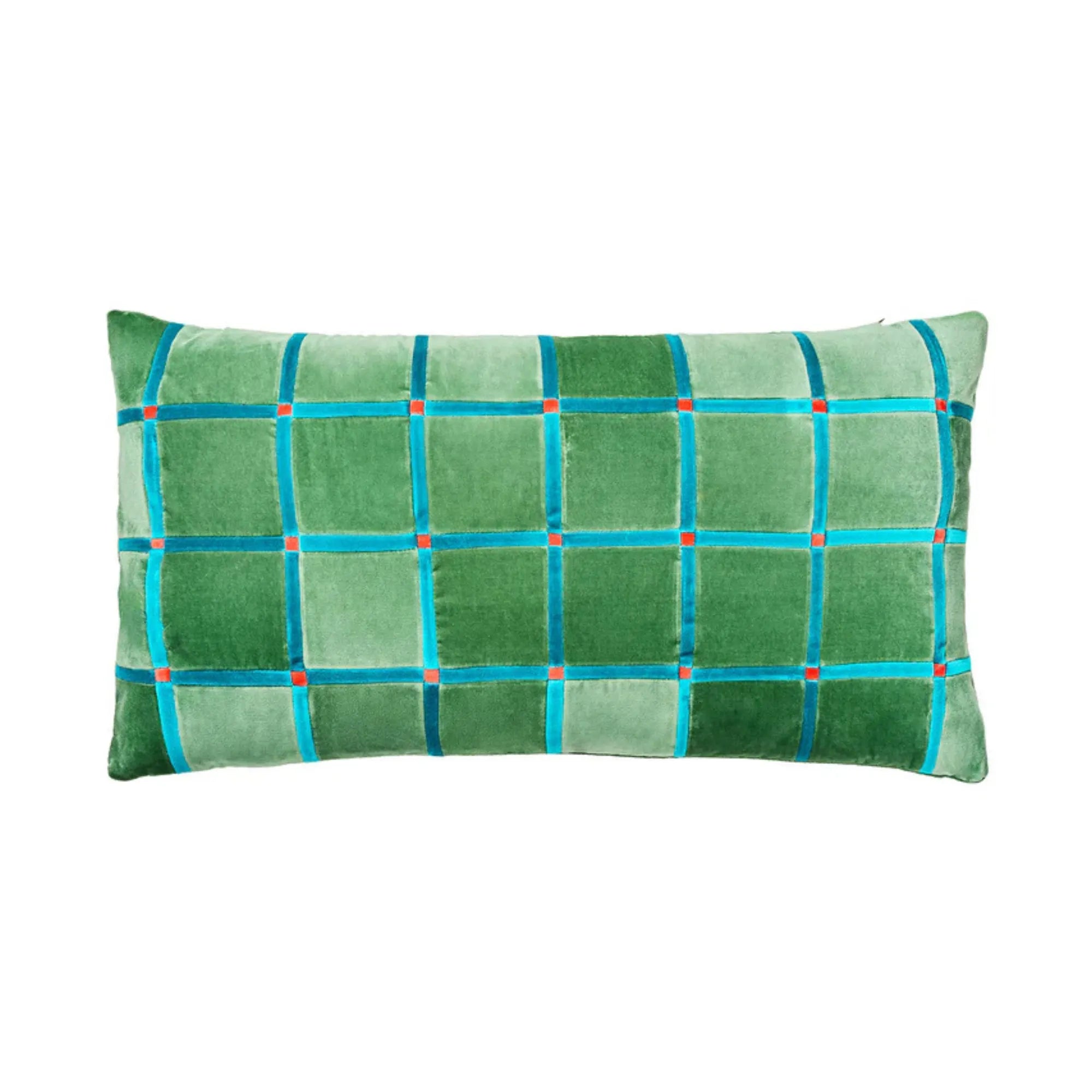 Athena Cushion in luxurious velvet fabric, available in multiple colors and sizes