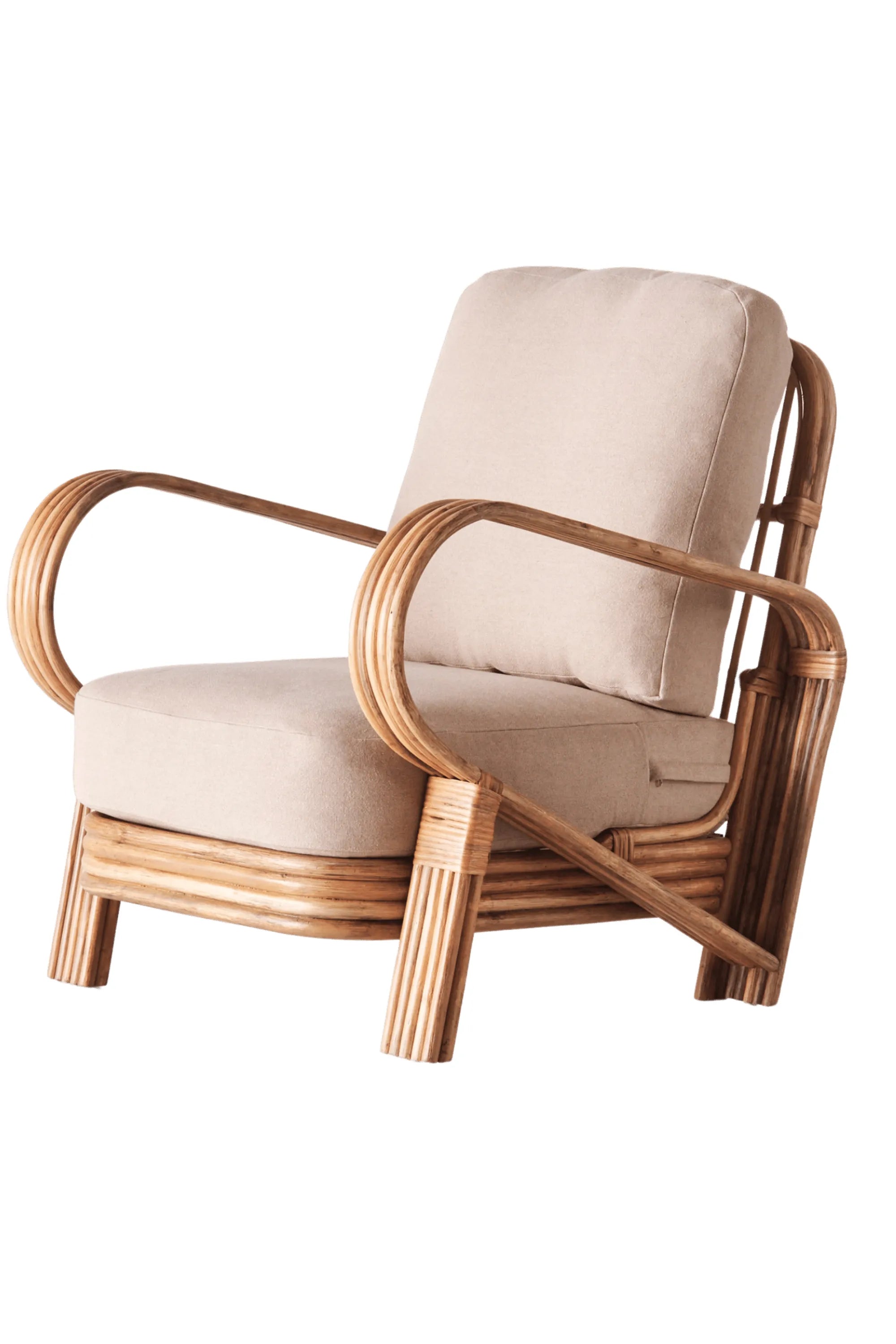Chaise longue en bambou 