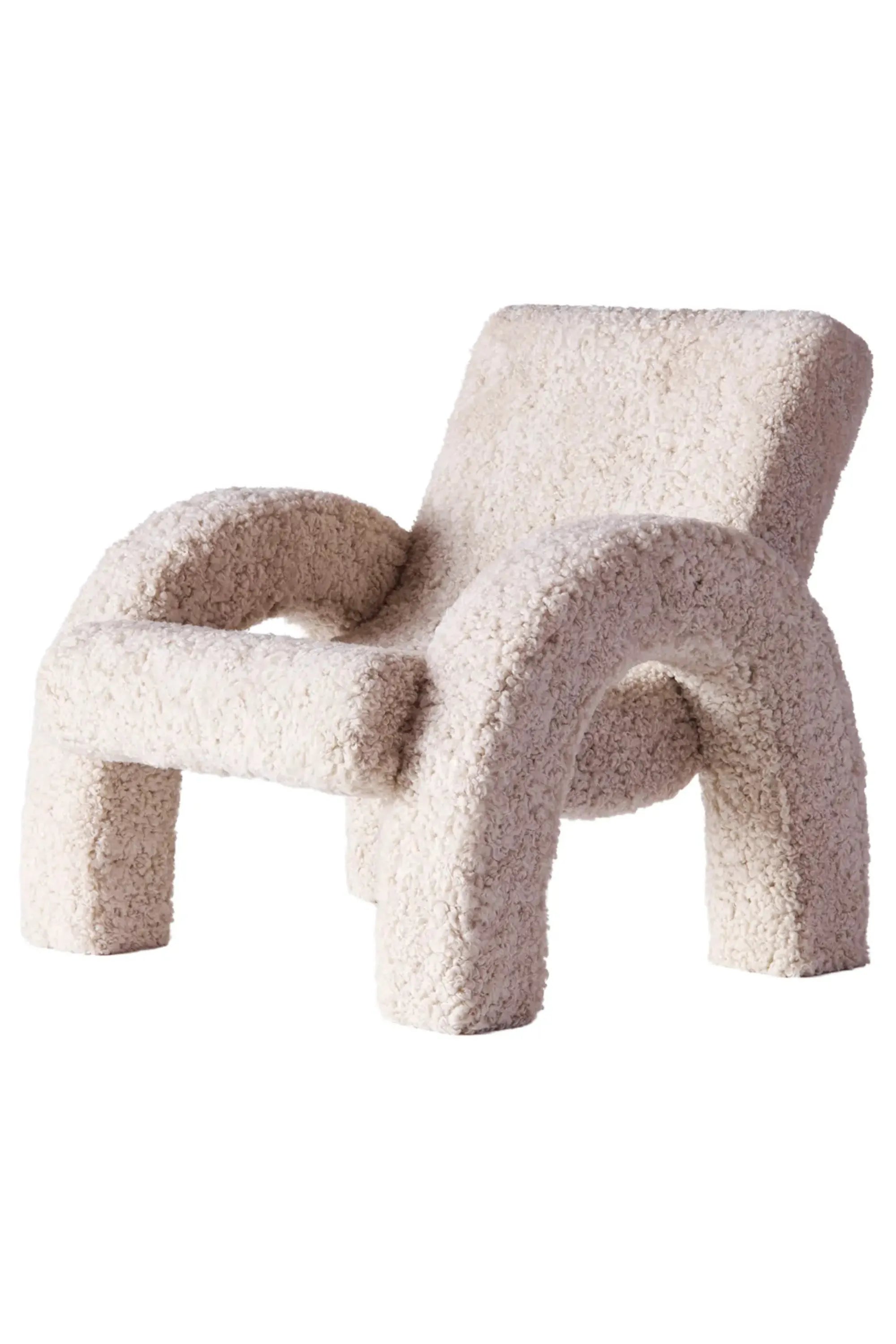Fauteuil Arco Lounge Small - Peau de mouton