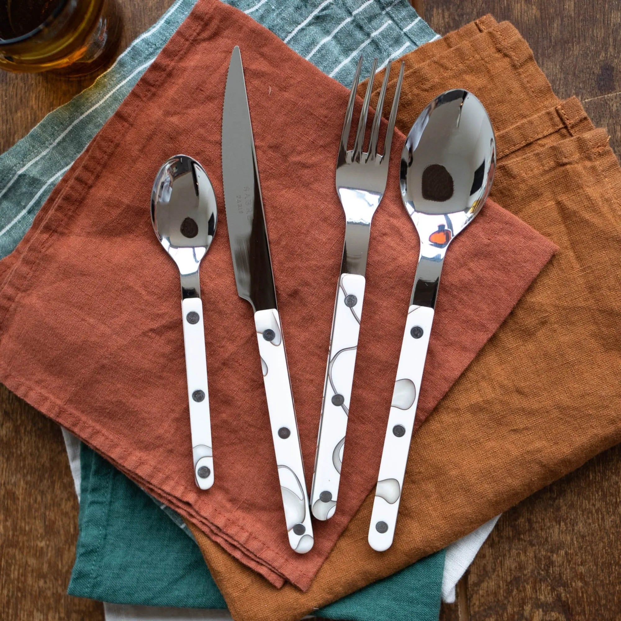 Modern Bistrot Dune Cutlery Set slotted serving spoon with stylish design and durable construction