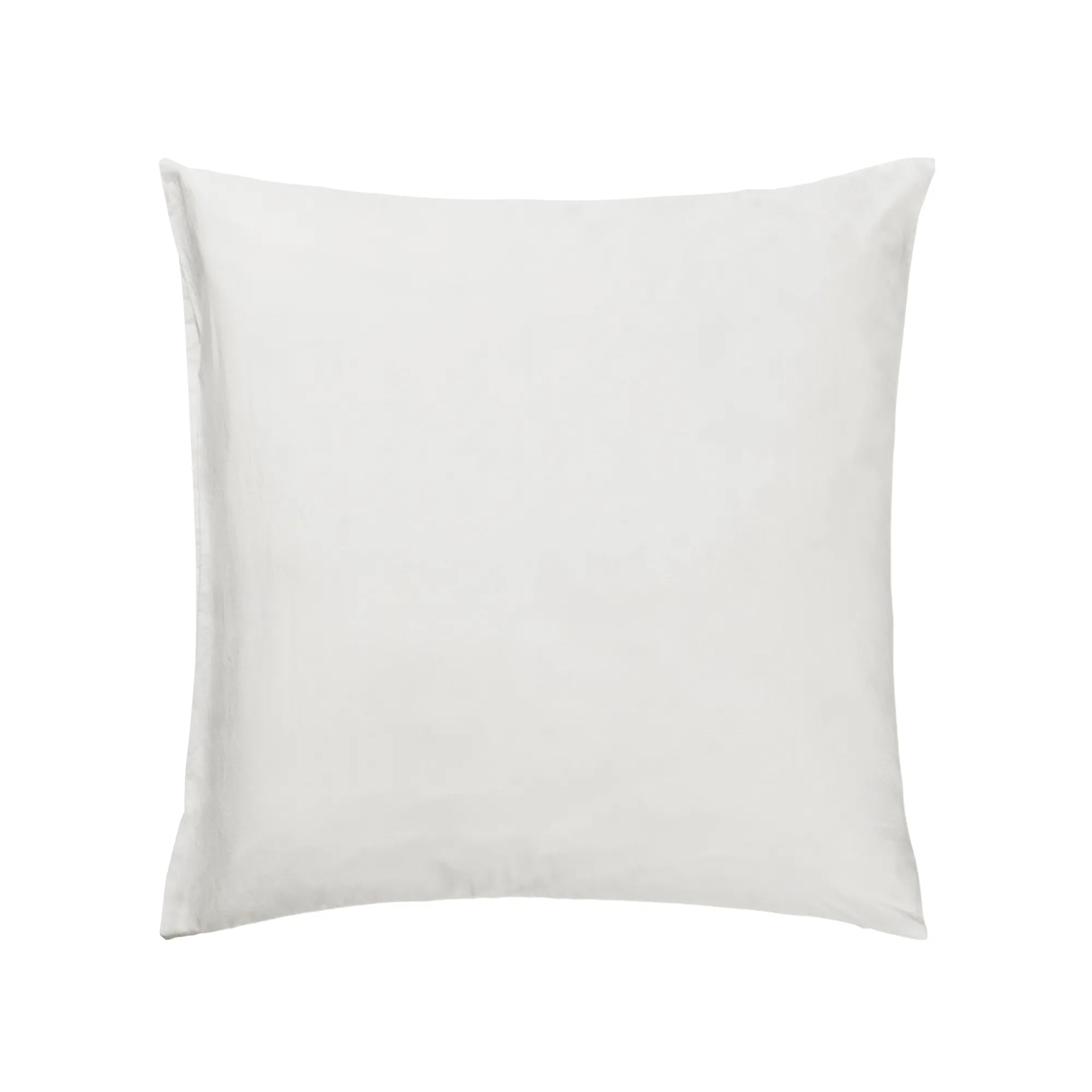 Cove Pillowcase - Set of 2 in luxurious white cotton sateen