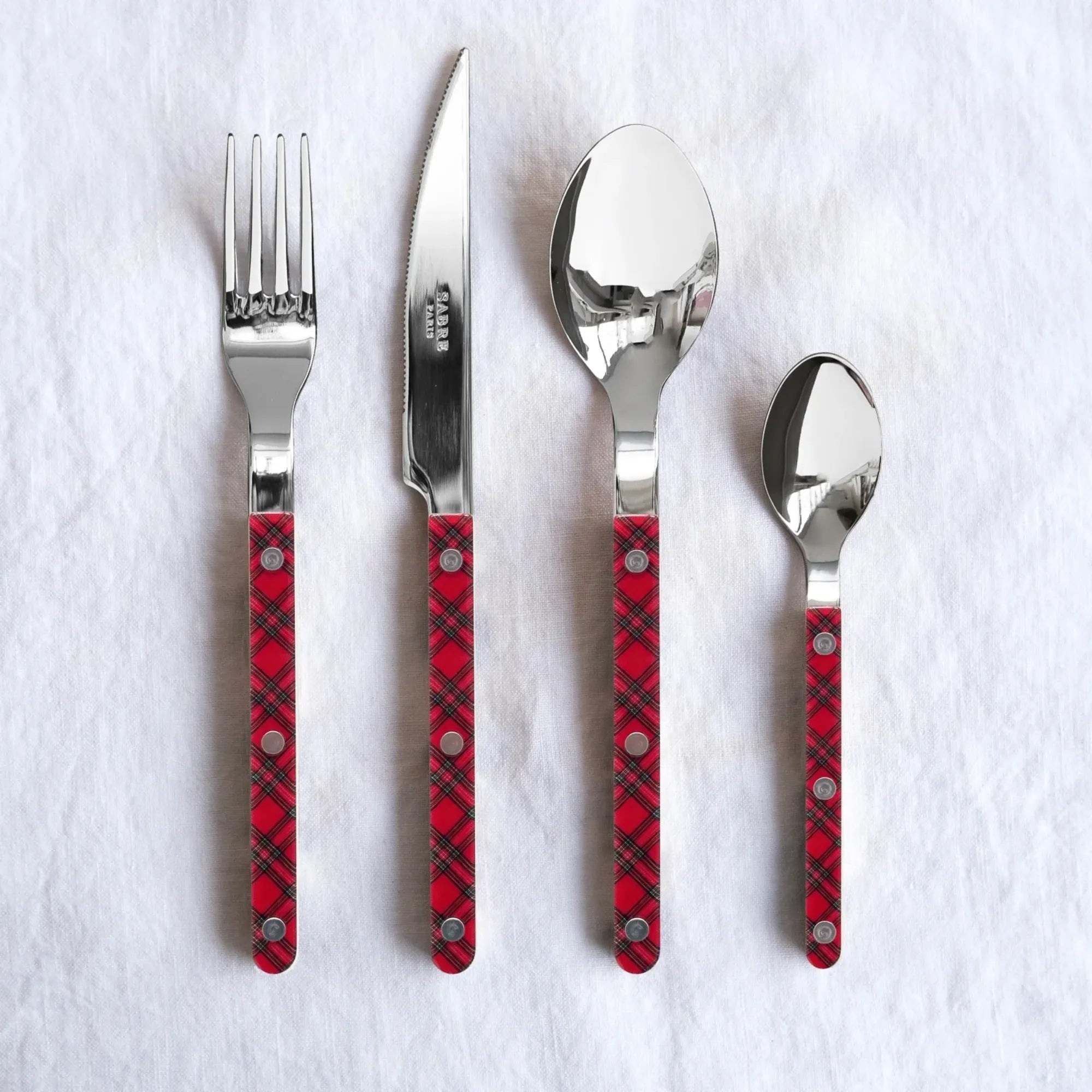 Bistrot Tartan Cutlery Set with elegant and durable design