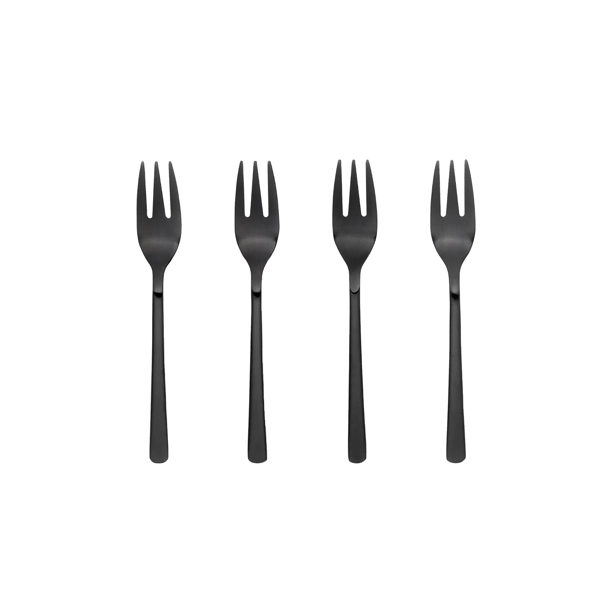 Hune Cake Fork Set with Stainless Steel Handles and Elegant Design