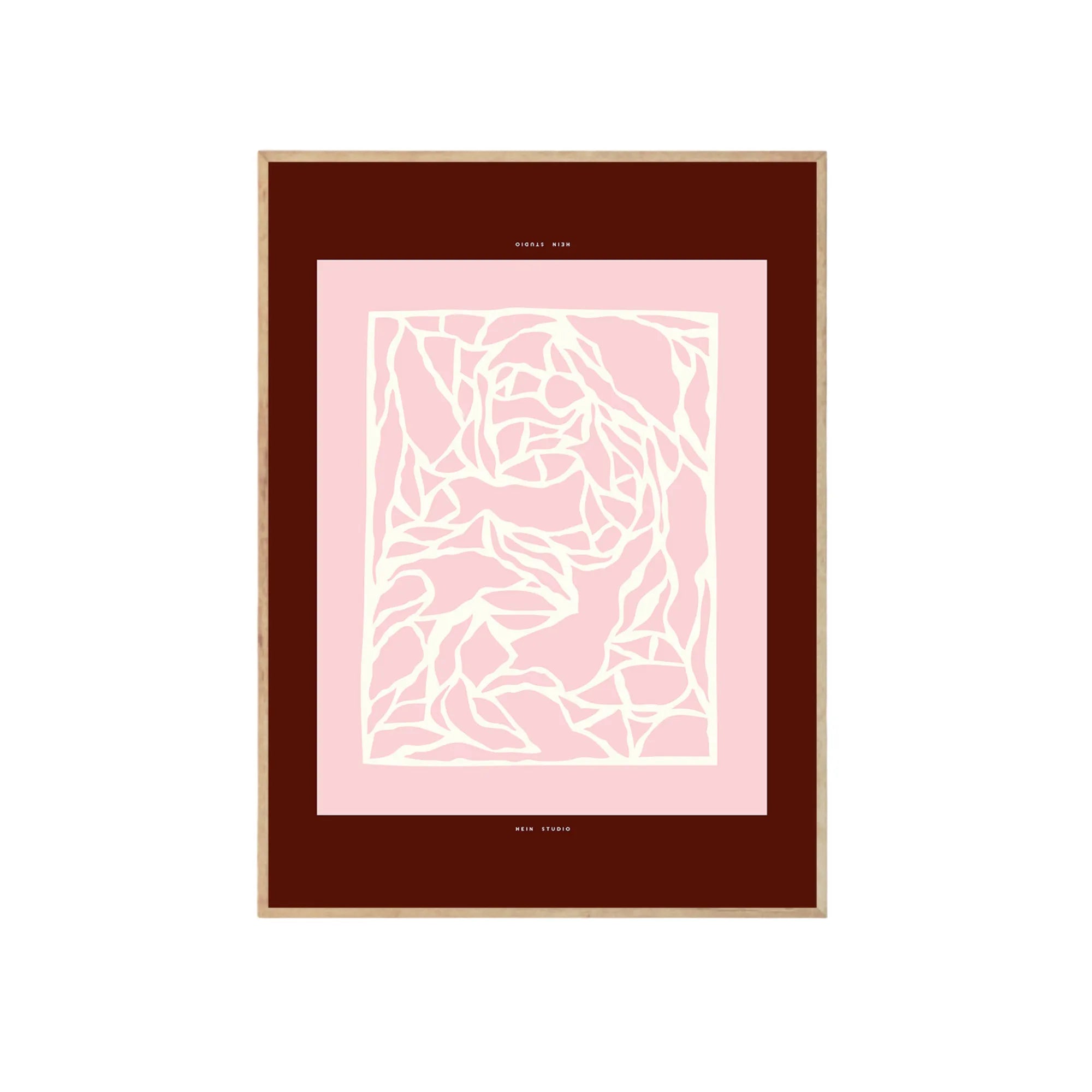 Alt text: A stunning image of the 'I See You – Rose' product, featuring a vibrant, blooming rose with delicate petals in soft shades of pink and red, set against a lush green background