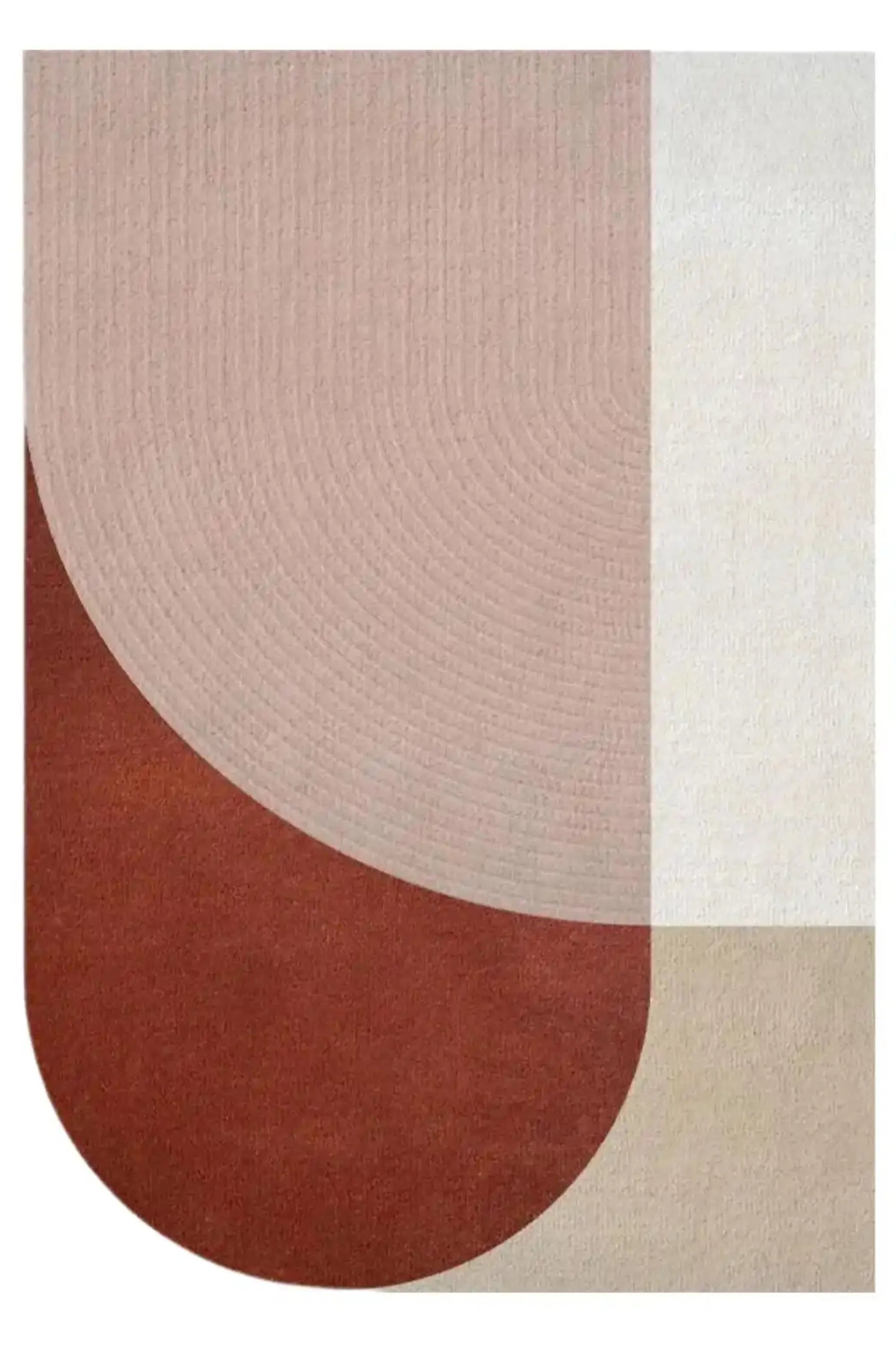 Suivez le tapis en laine Trace