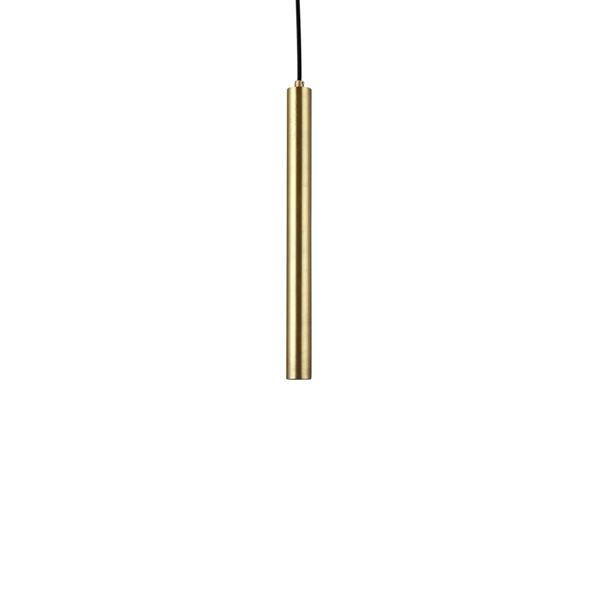 Pipe Pendant Light - Brass