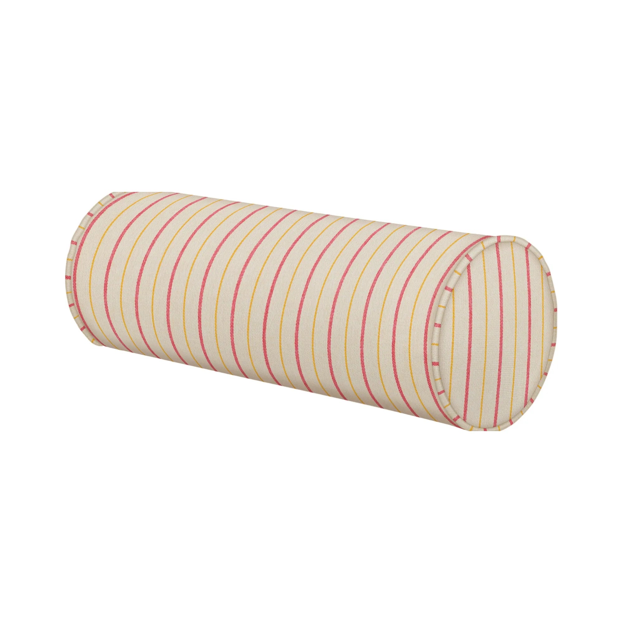 Outdoor Sara Bolster Pillow with Water-Resistant Fabric for Patio Furniture