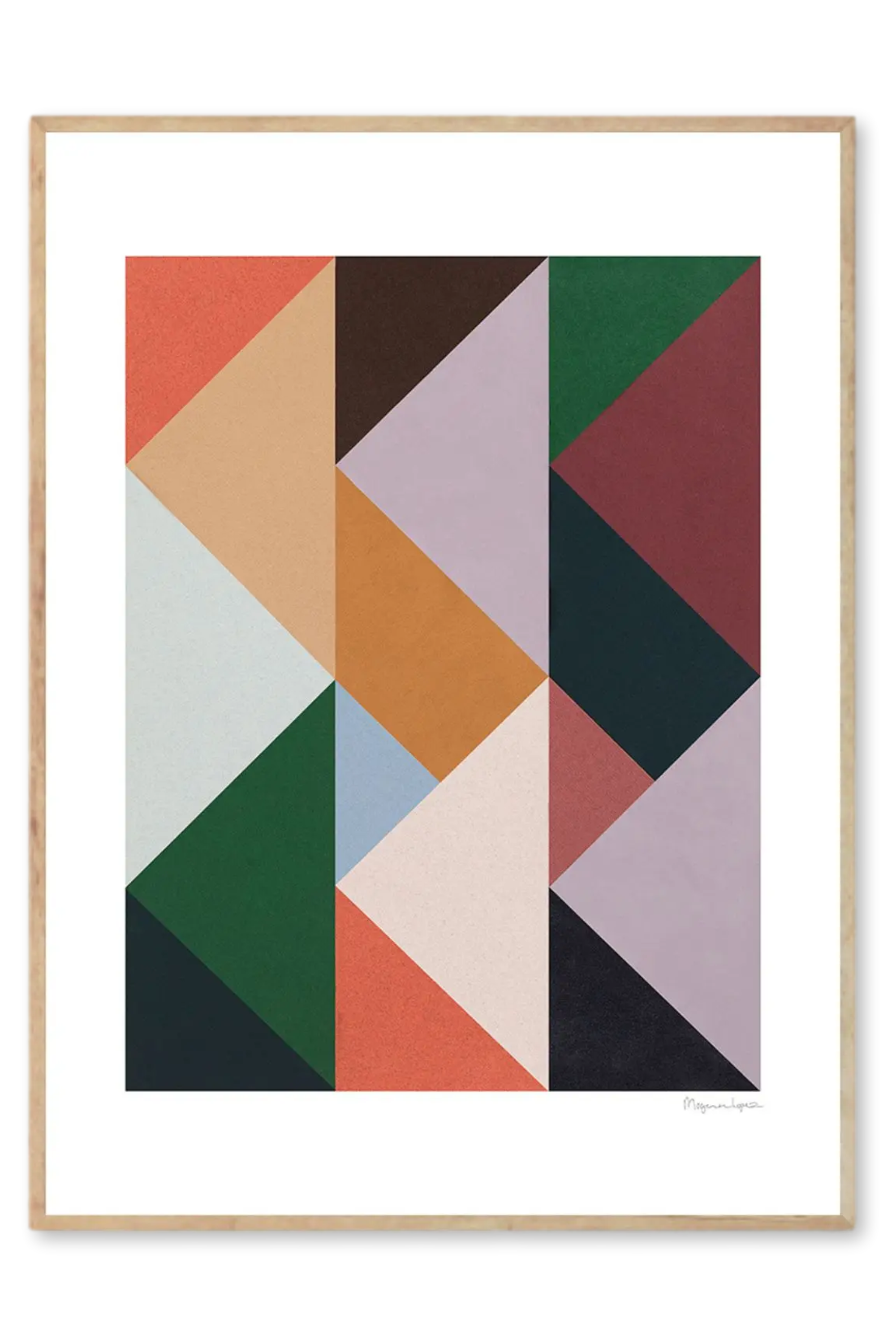 Rhythm of Triangles - Art Print