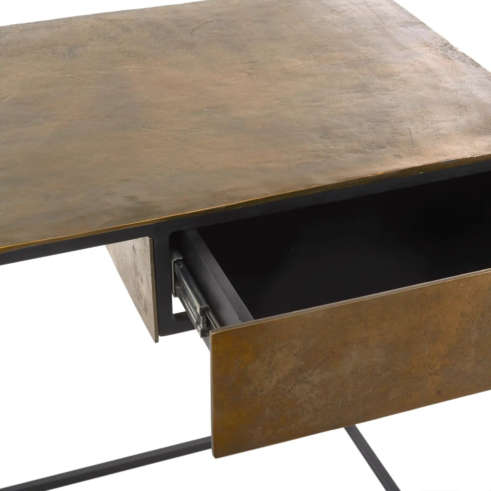 Antique Brass Desk - THAT COOL LIVING