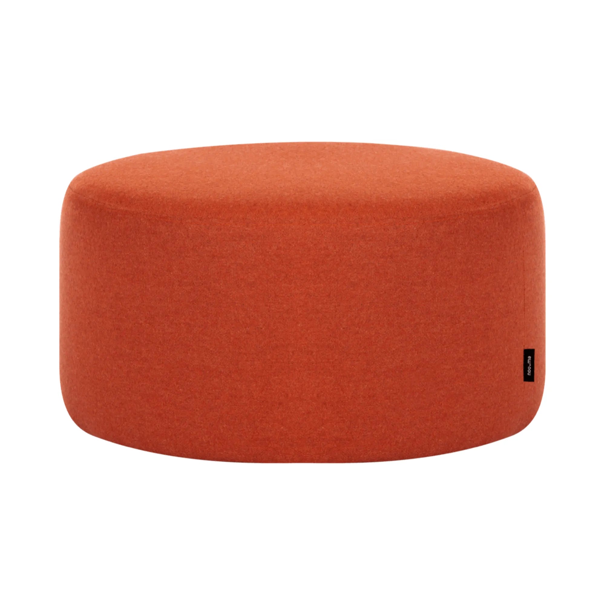 Folk Pouf - Low made from sustainable materials in a round shape