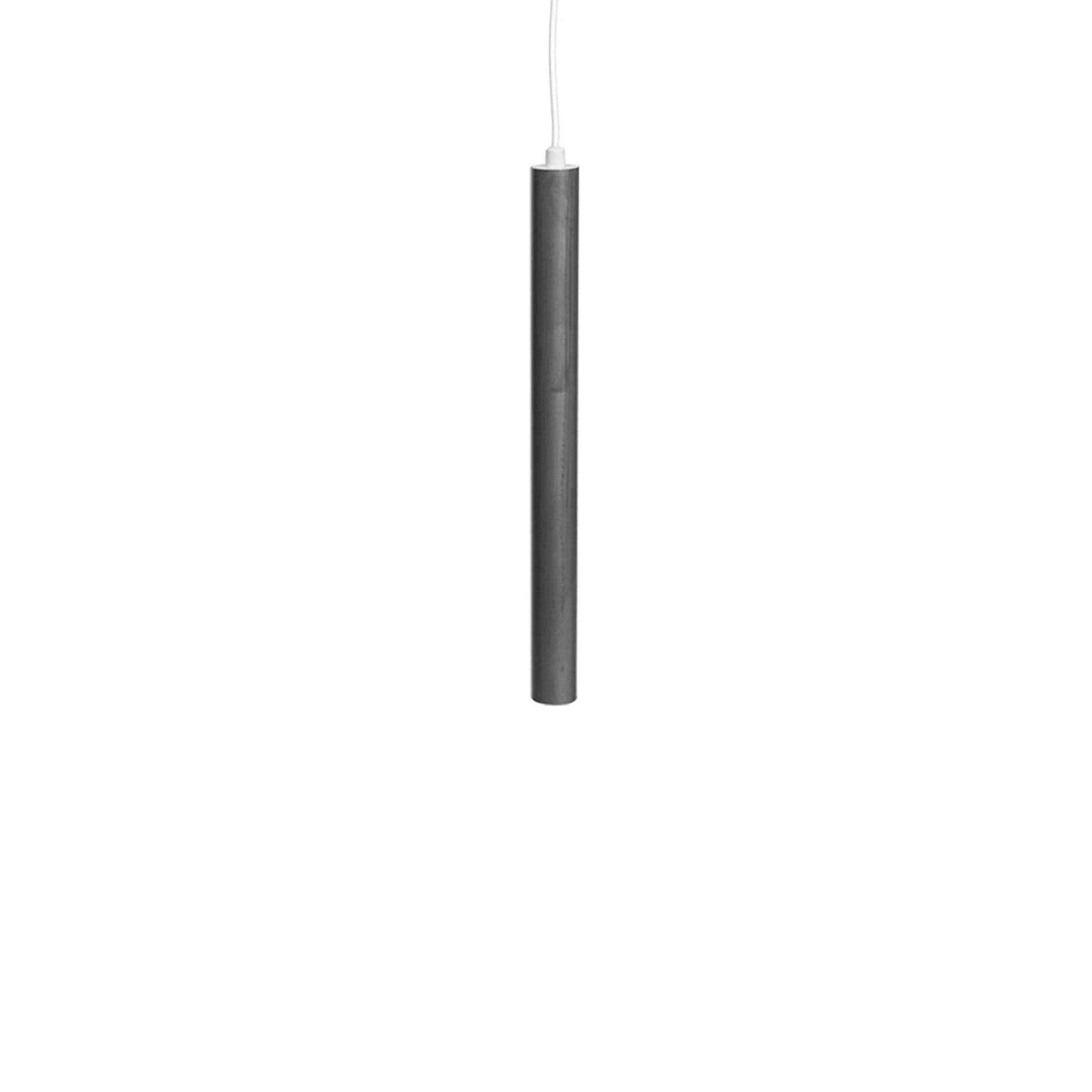 Pipe Pendant Light - Raw Cast Aluminium