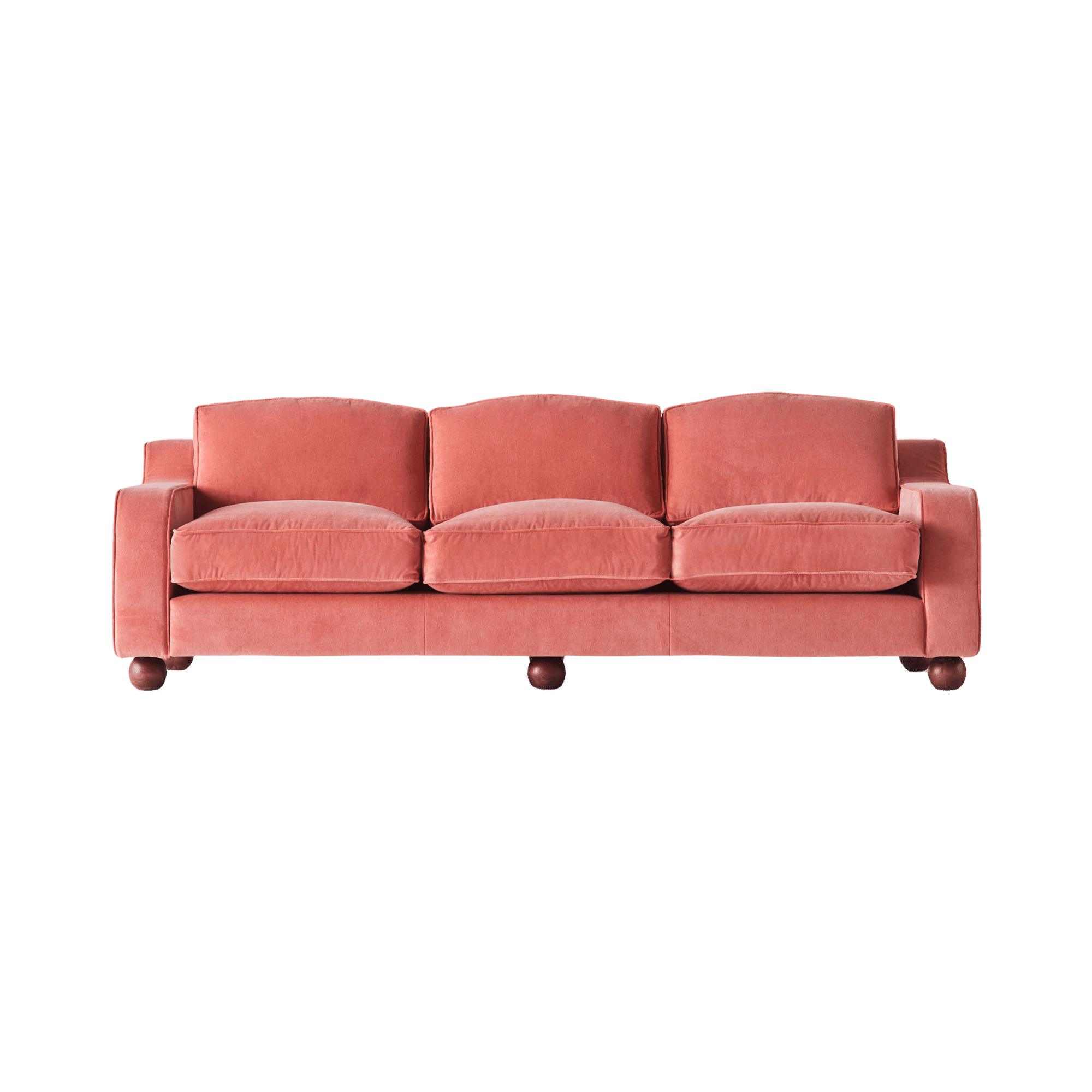 Lola Sofa Velvet Vintage Pink - THAT COOL LIVING