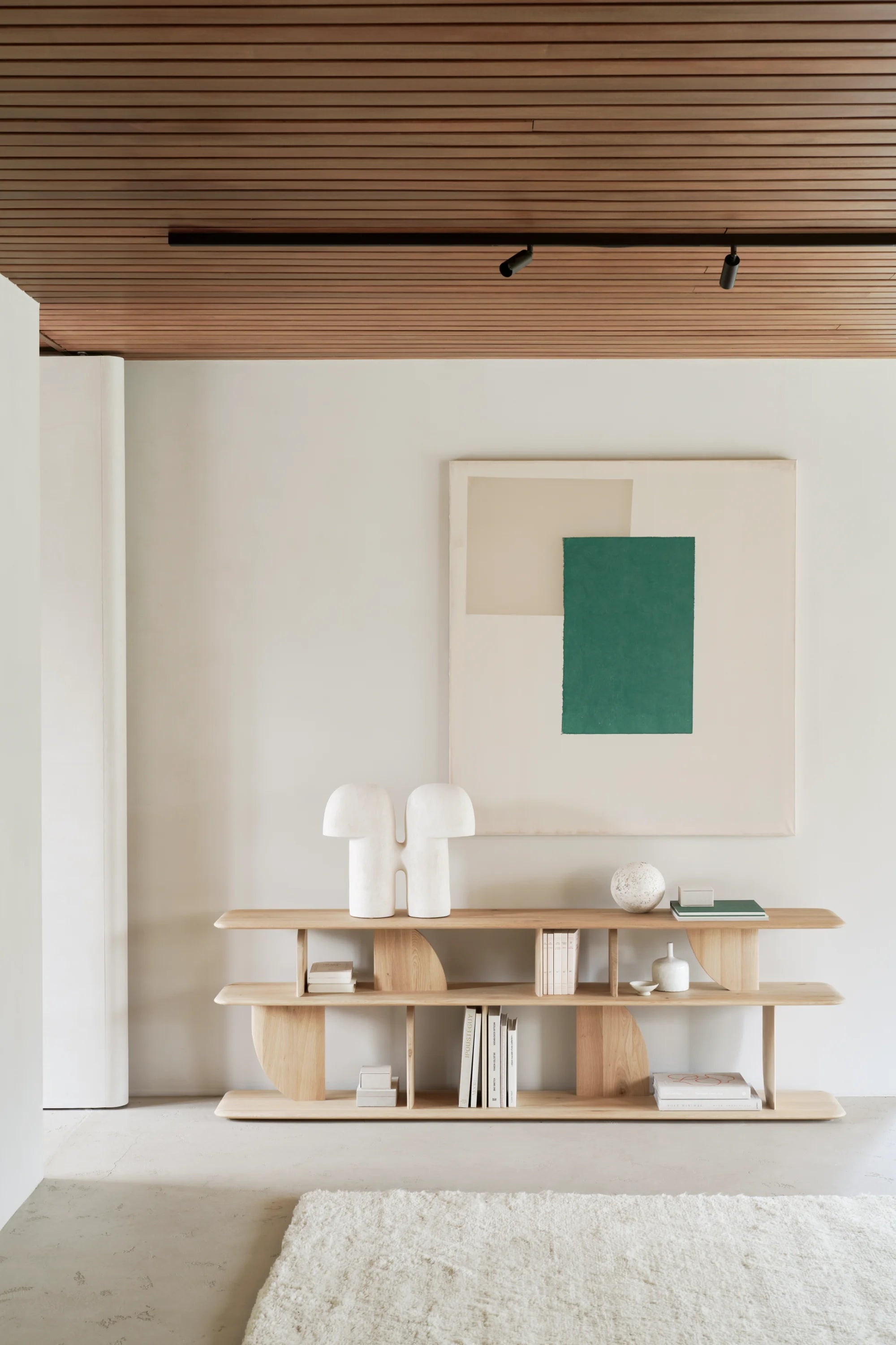 Geometric Sofa Console