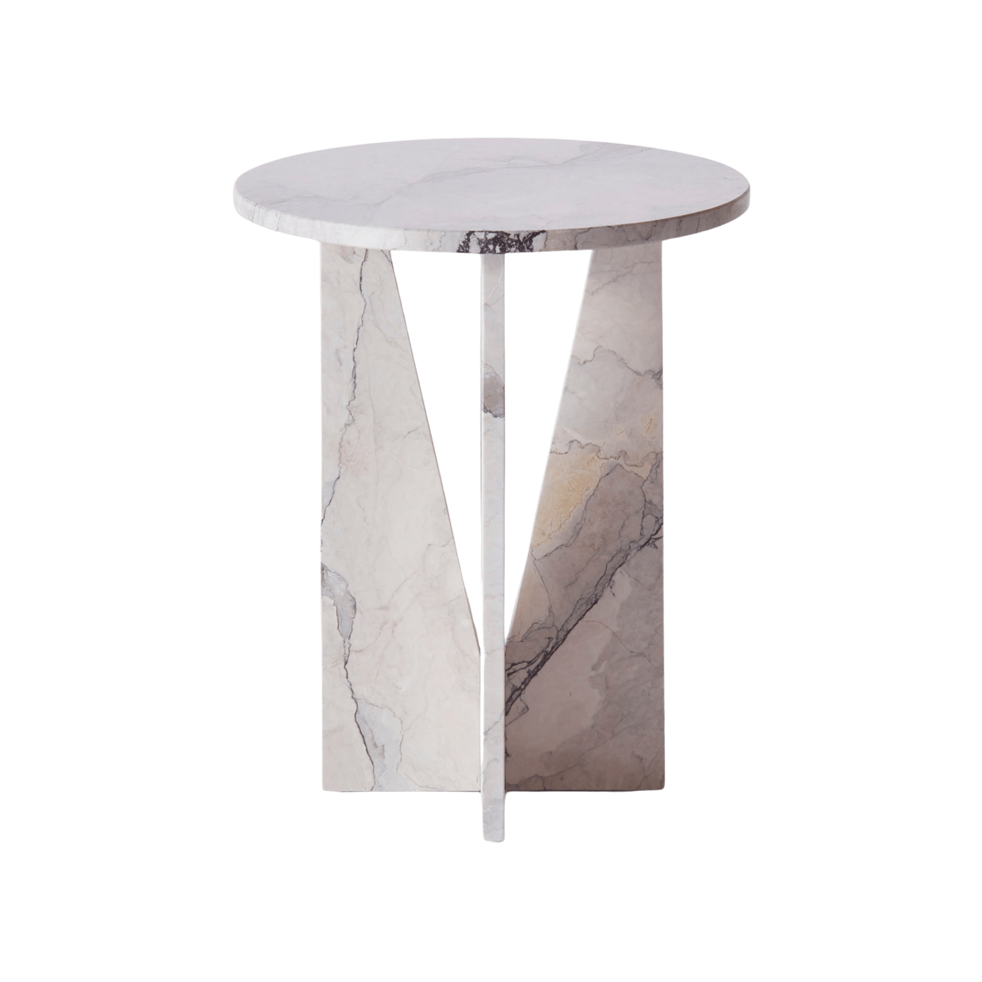 V Side Table Albanian Grey