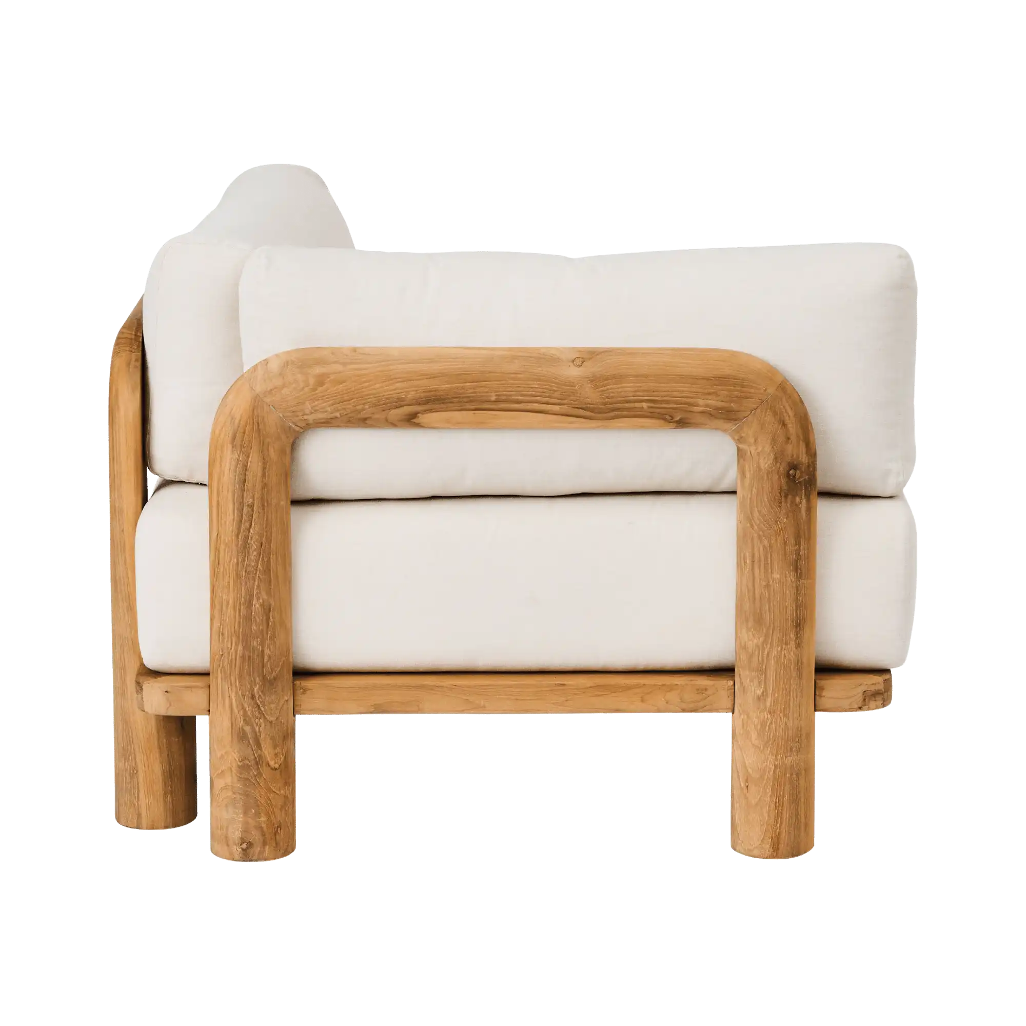 Teak Sofa Corner Module - THAT COOL LIVING