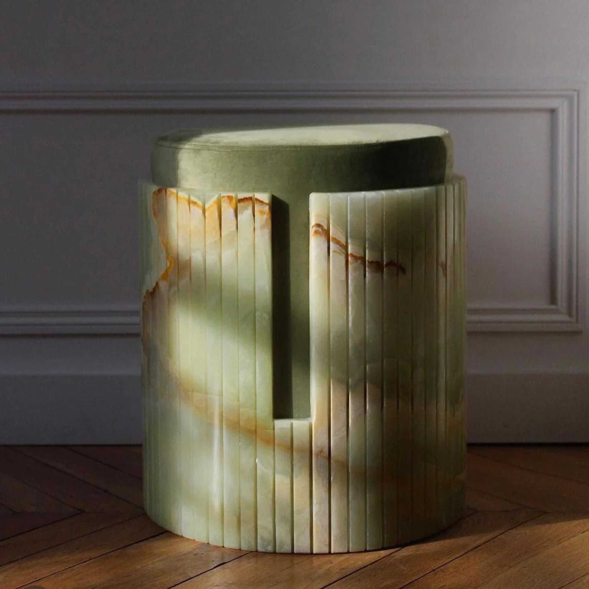 Green Onyx Dolce Stool - THAT COOL LIVING