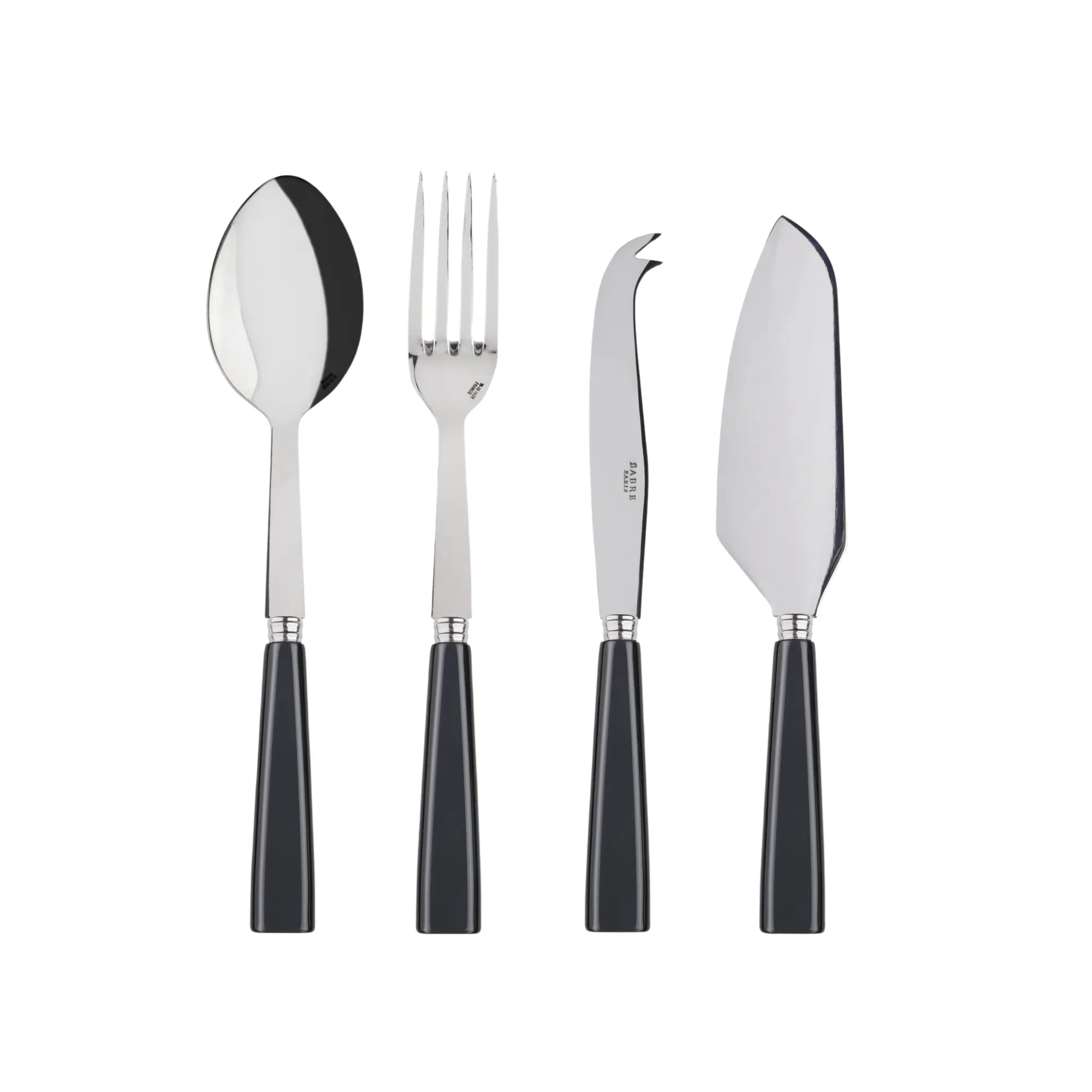 Beautifully designed Icône Serving Set with elegant handles and sleek finish