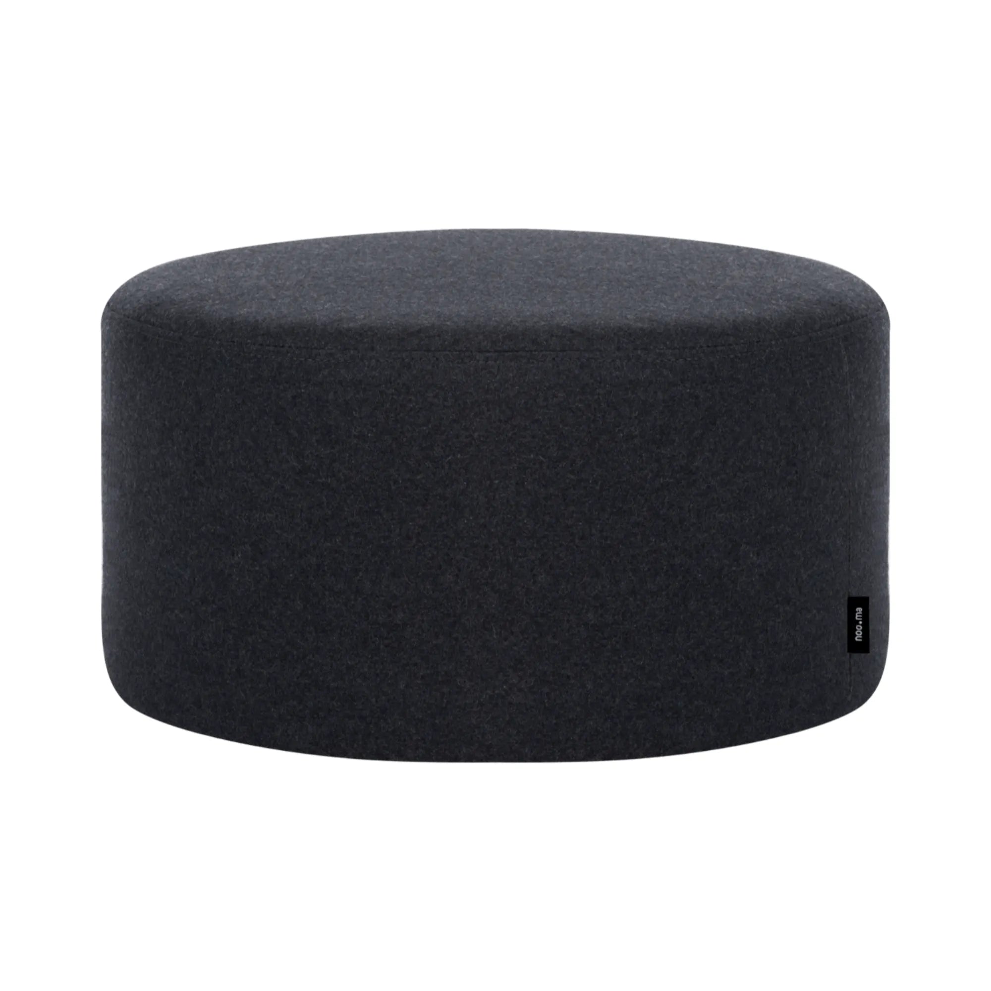 Folk Pouf - Low with a hand-knotted finish and durable construction