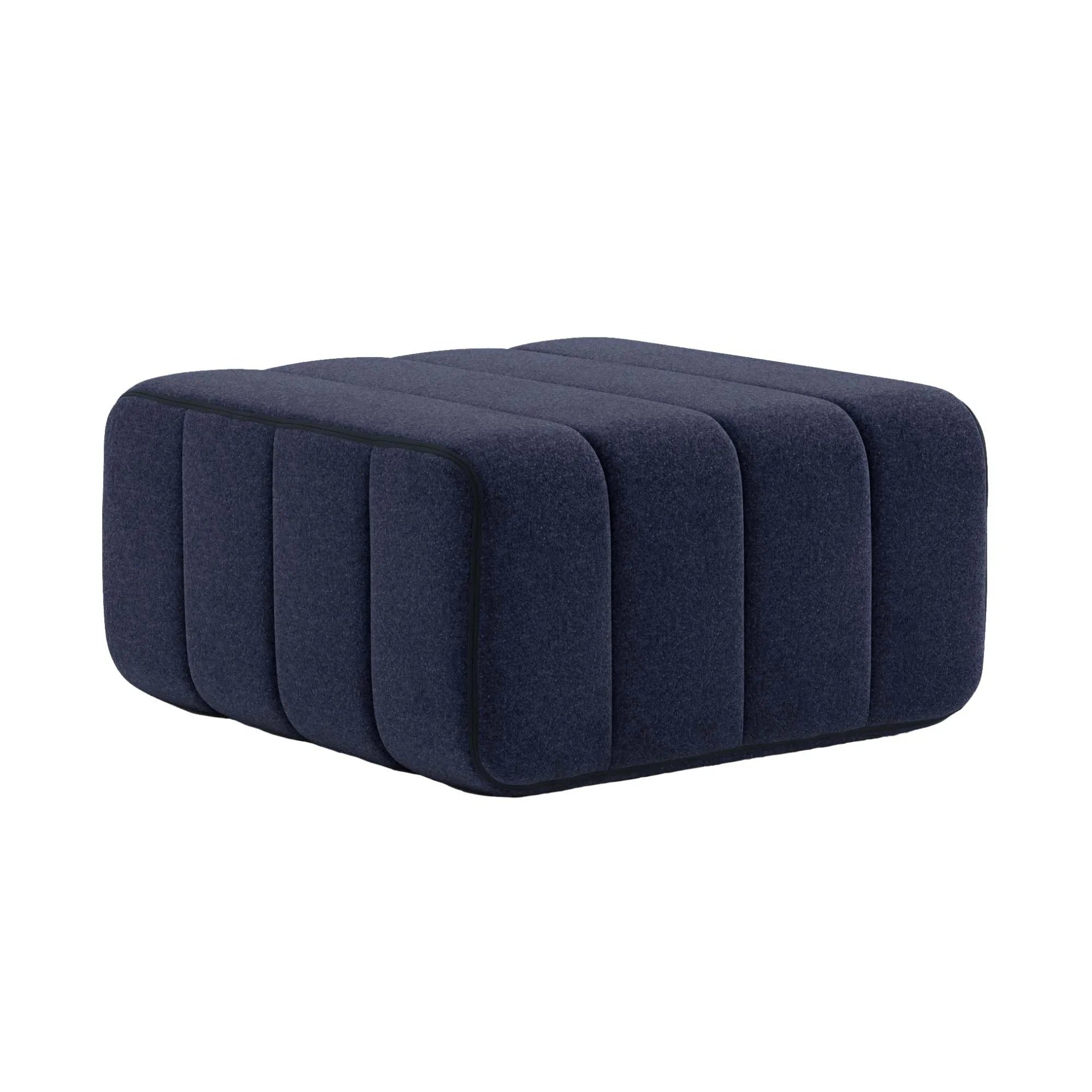 Contemporary and stylish Curt Sofa System in Fabric Jet, perfect for modern living spaces