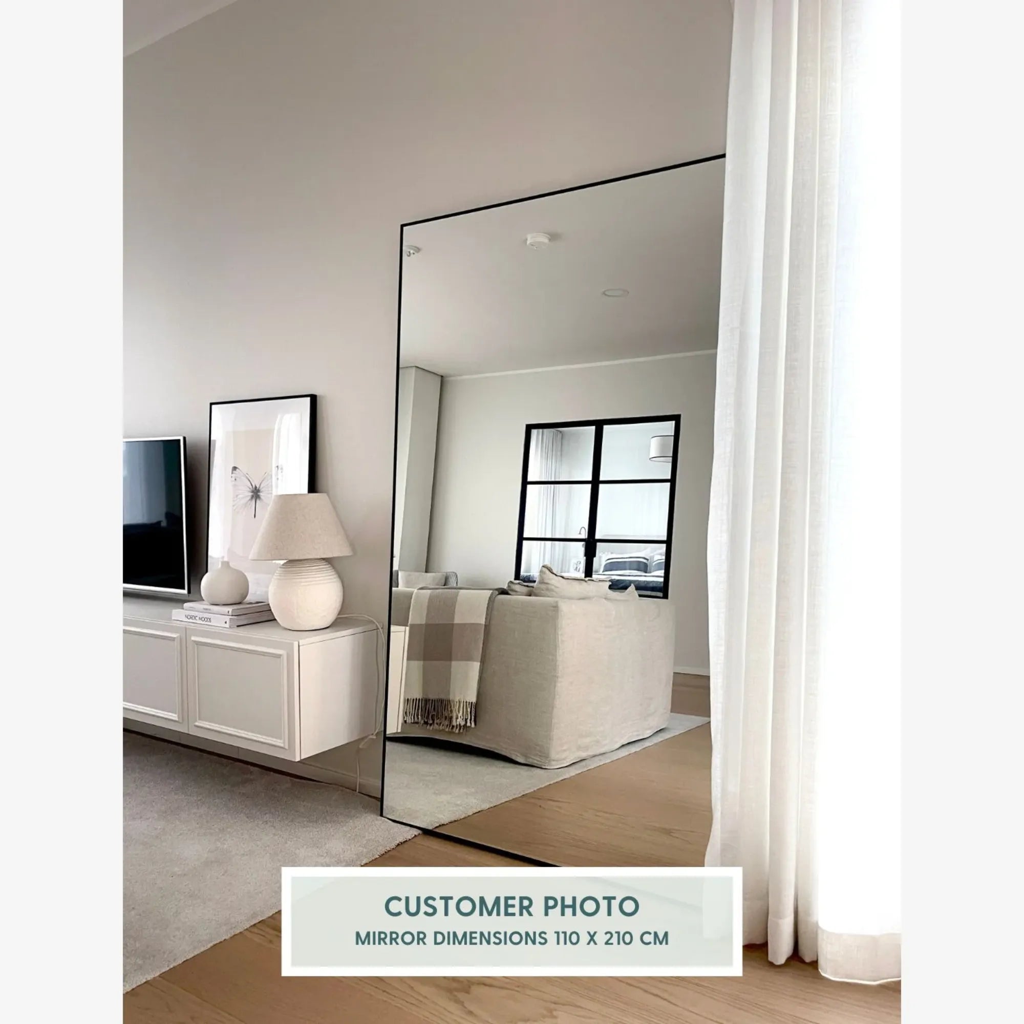 Sleek Full Length Mirror