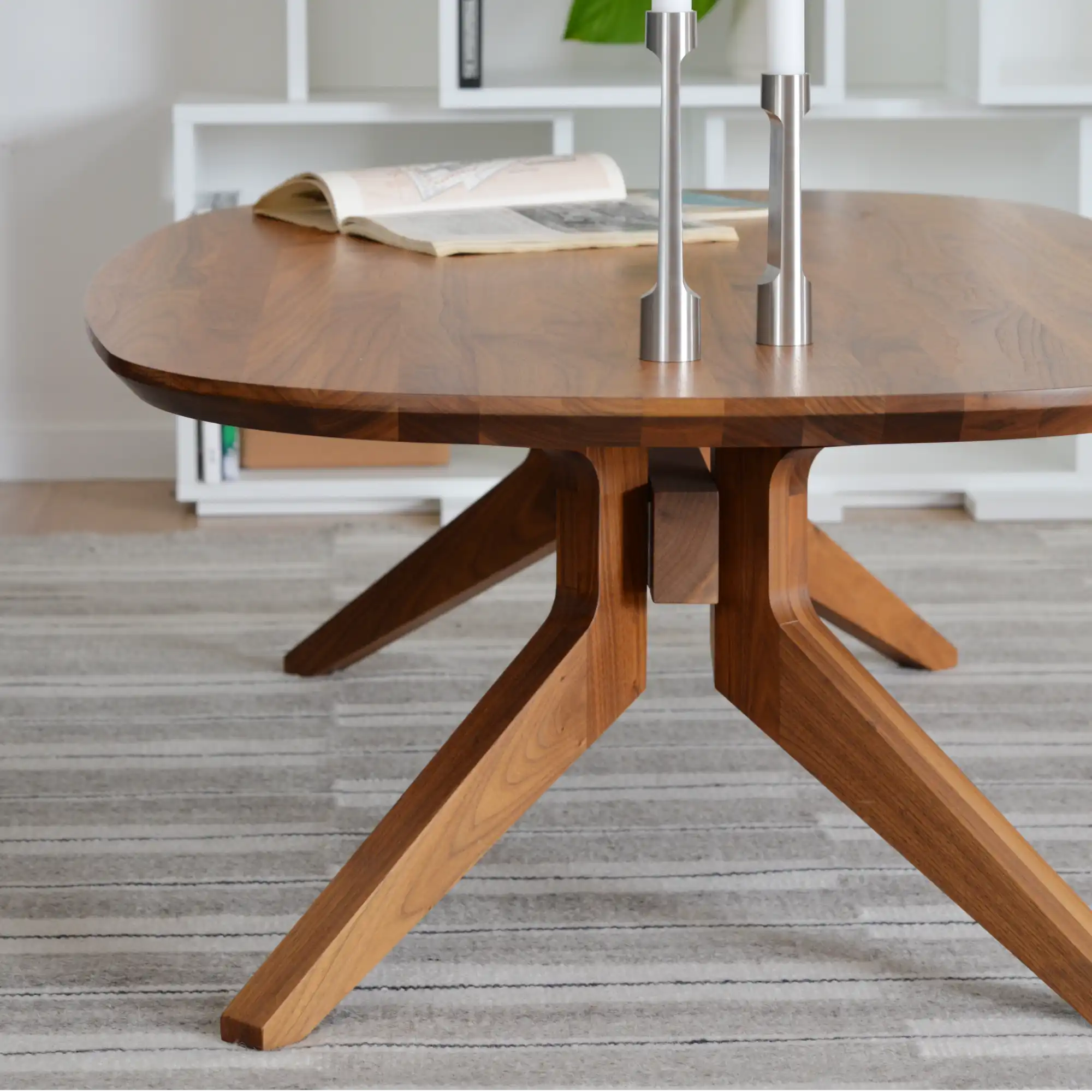 Cross Oval Coffee Table - THAT COOL LIVING