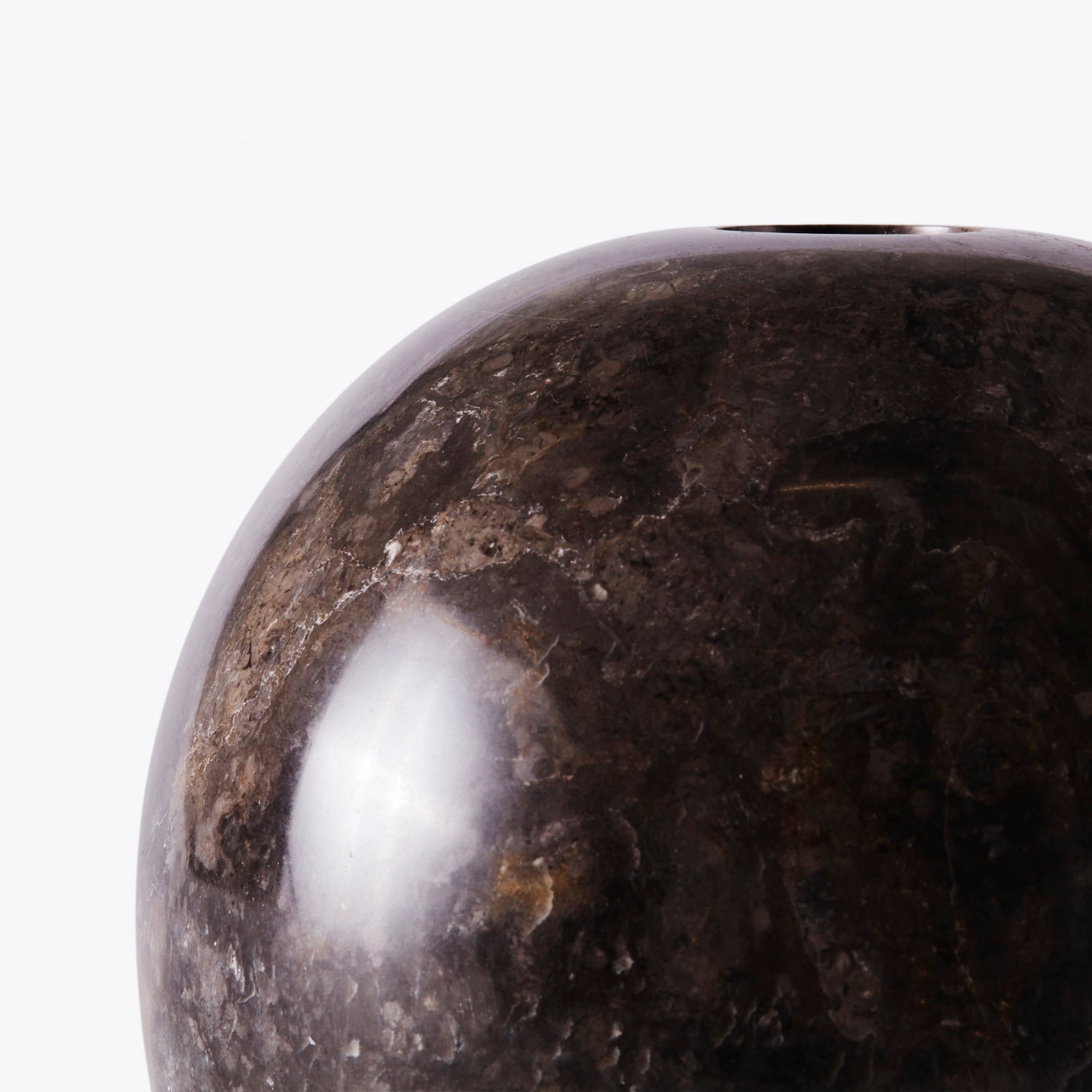 Sphere Candle Holder 12 Grey - THAT COOL LIVING