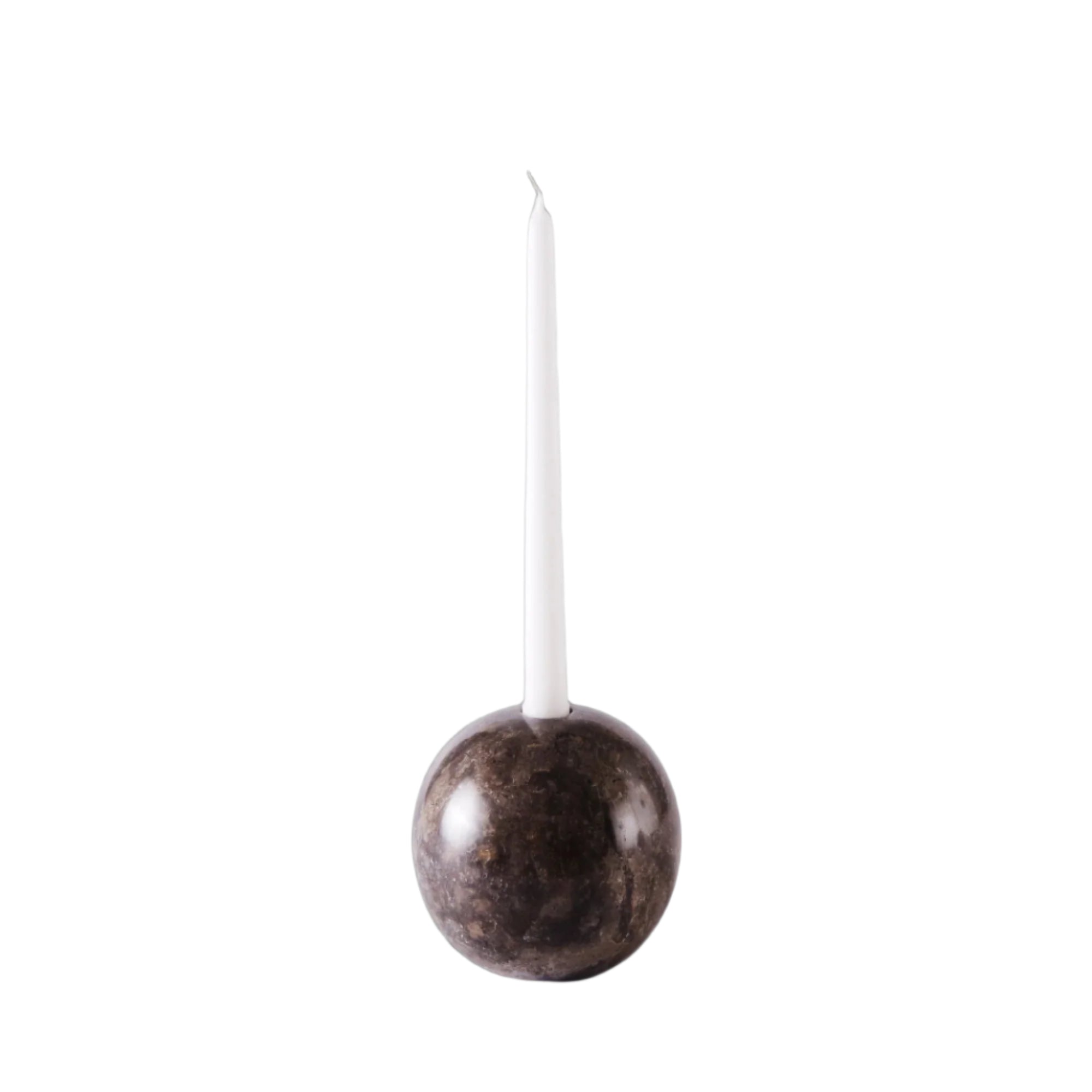 Sphere Candle Holder 12 Grey - THAT COOL LIVING