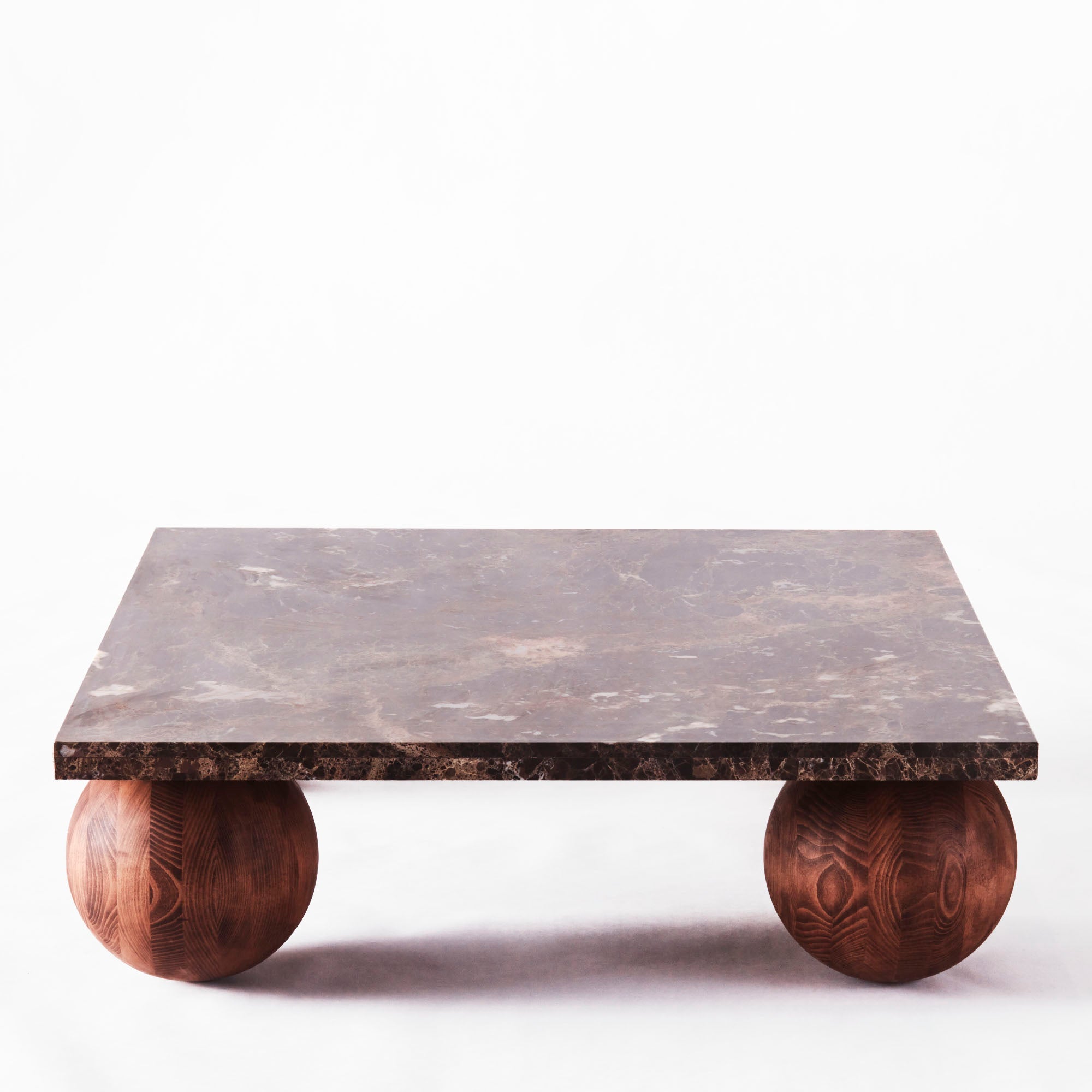 Sphere Square Sofa Table Dark Emperador - THAT COOL LIVING