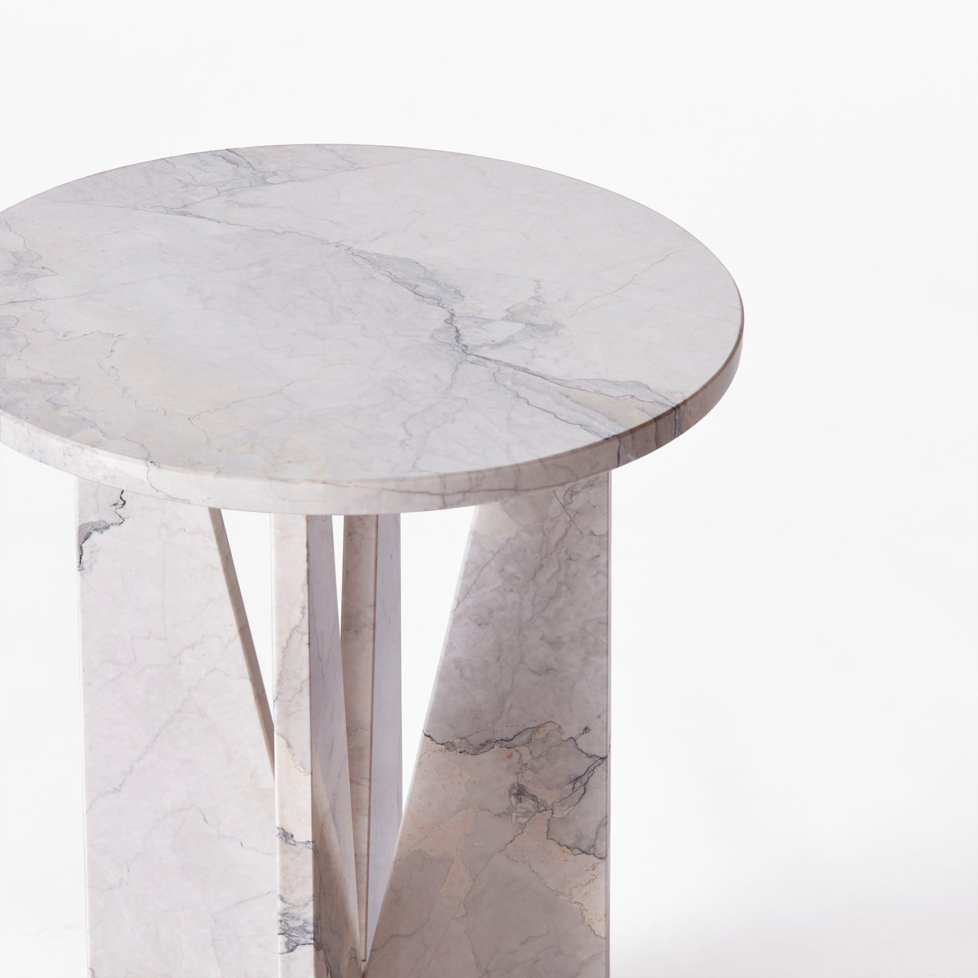 V Side Table Albanian Grey - THAT COOL LIVING
