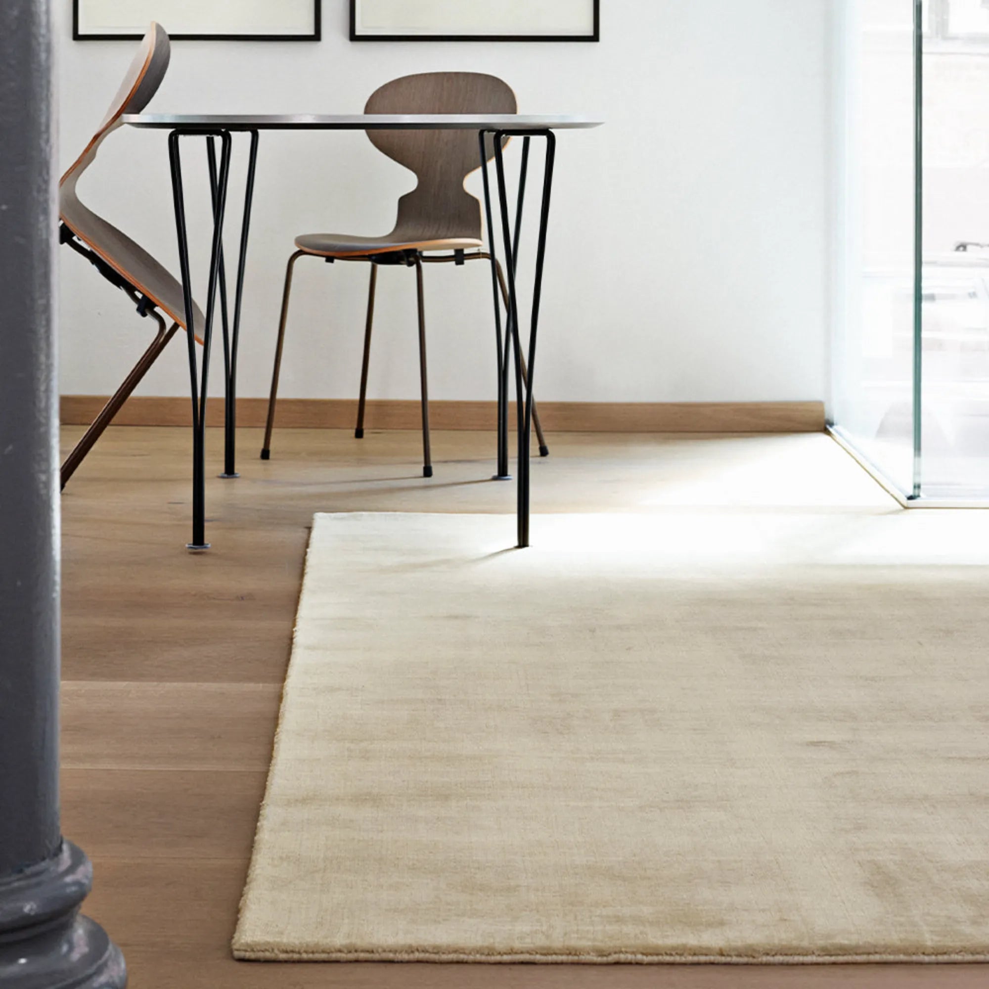 Luxurious and eco-friendly Earth Bamboo Rug perfect for adding warmth and style to any room