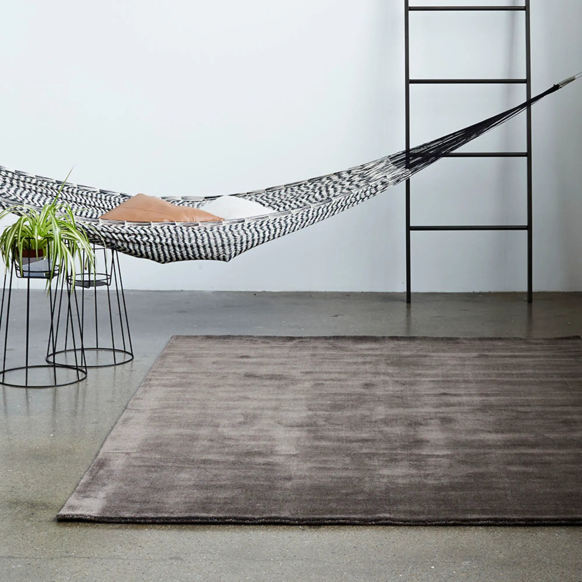 Eco-friendly Earth Bamboo Rug made from renewable bamboo fibers and natural dyes