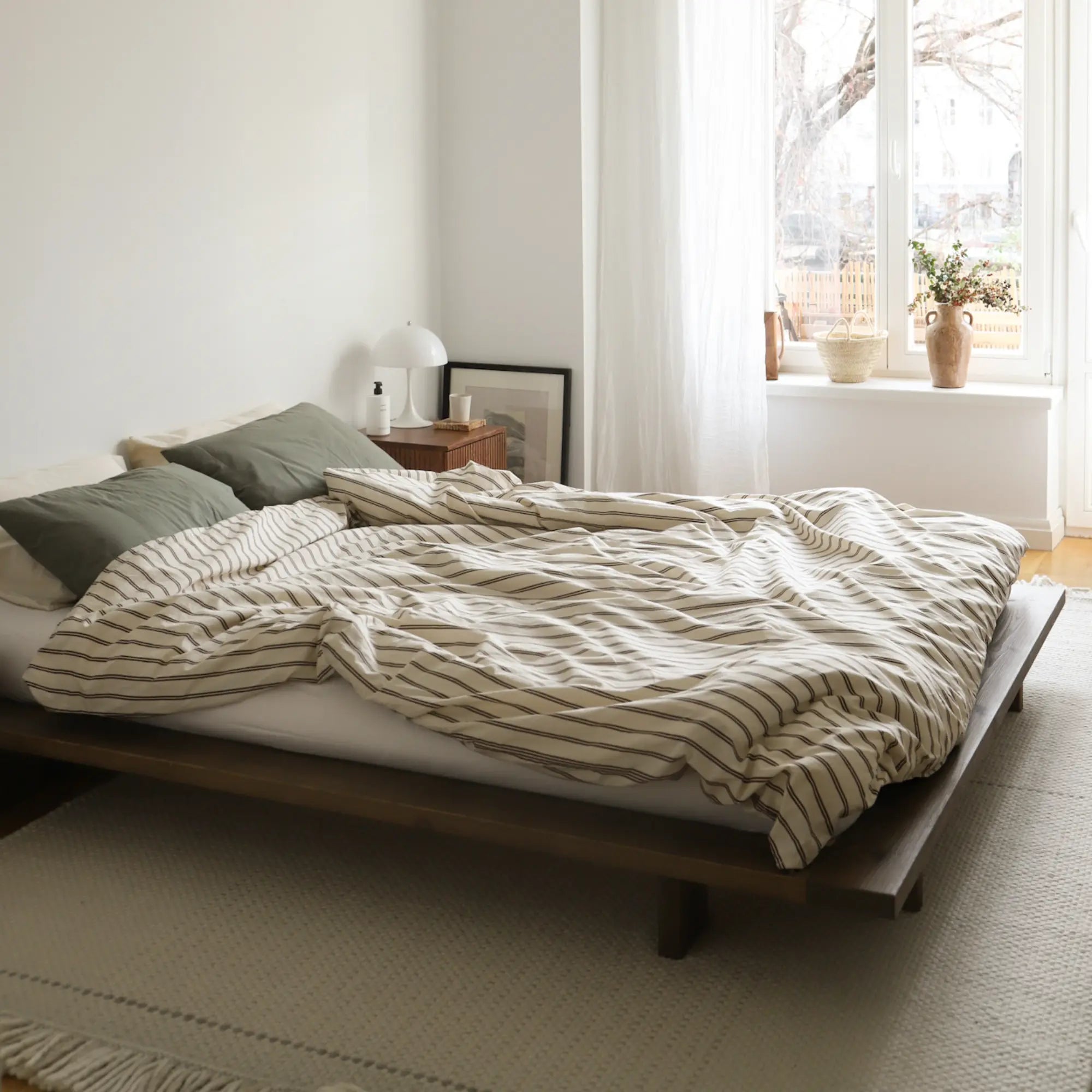Japan Bed - Carob Brown - Minimalist Japanese Platform Bed - Karup Design