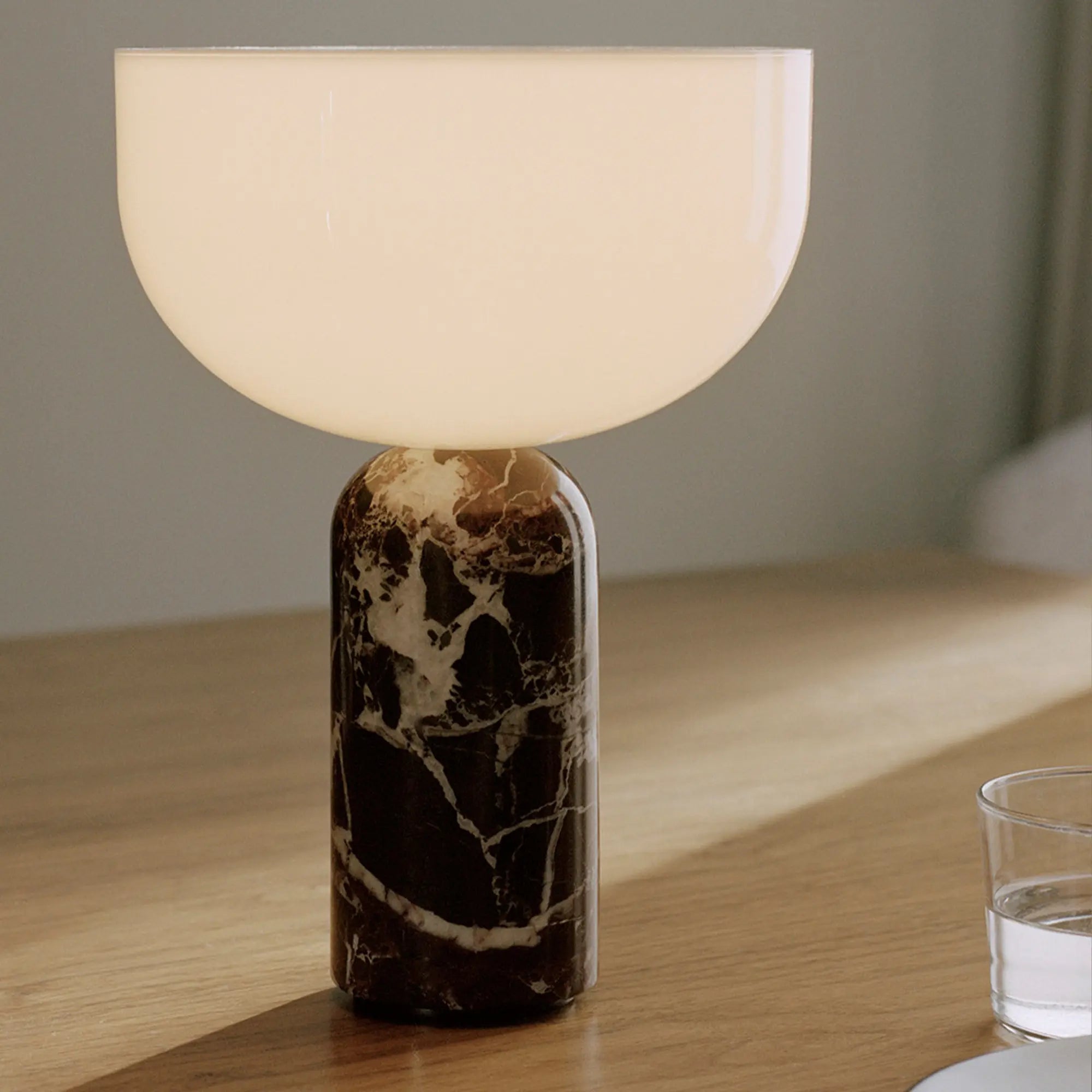 Kizu Portable Table Lamp with adjustable brightness and sleek, modern design