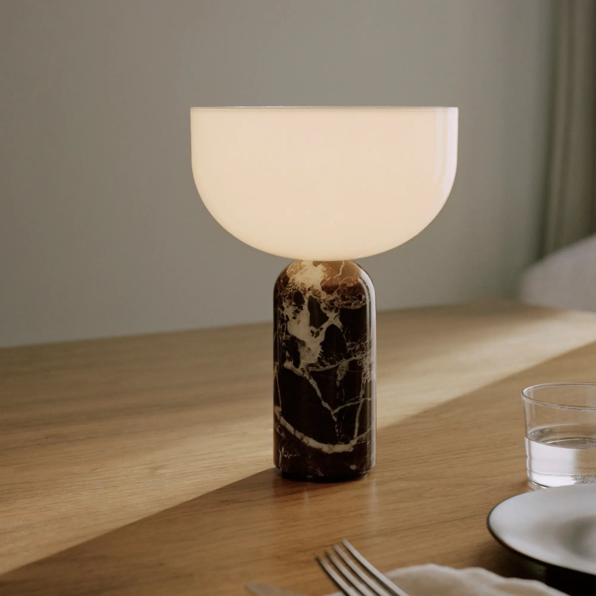 Portable Kizu Table Lamp with adjustable brightness and touch control