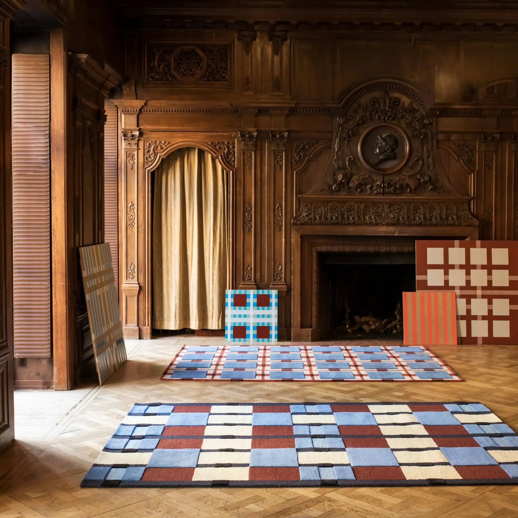 Berry Rain Wool Rug - THAT COOL LIVING